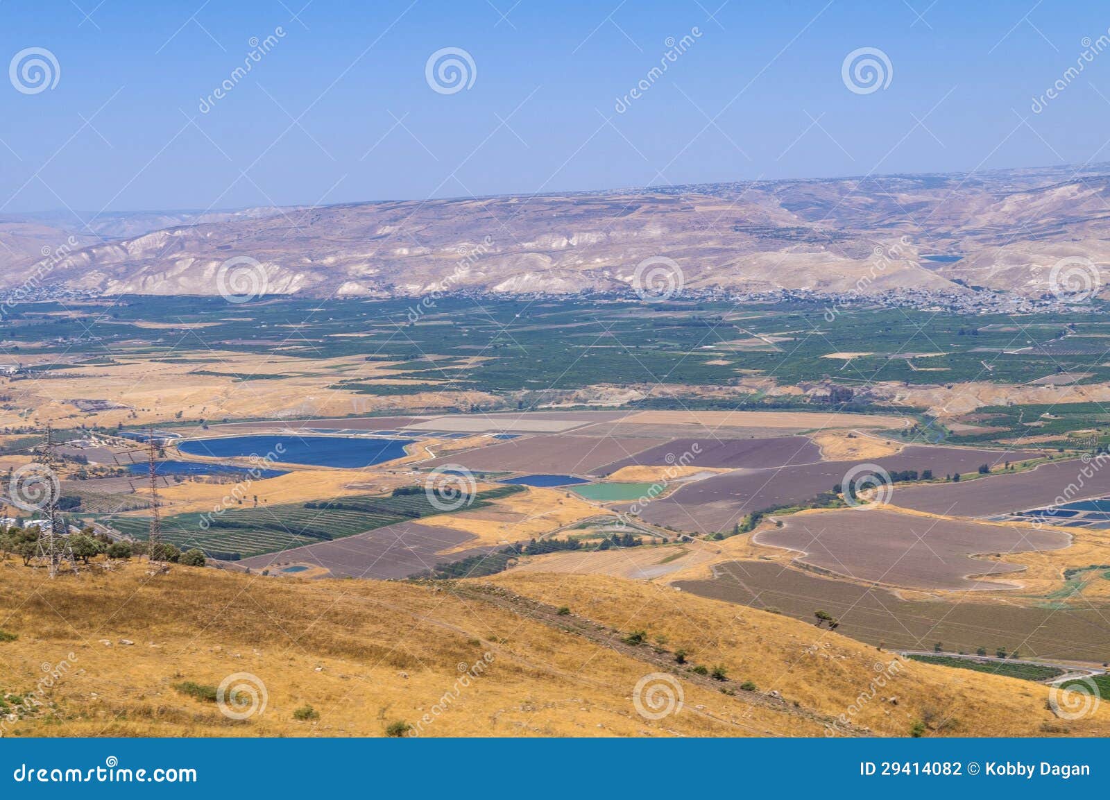 Jordan Valley, Ajloun, Jabal Ajlun, Mount Ajlun, Jordan, Middle East
