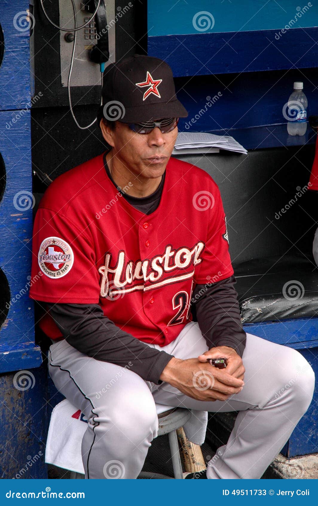 Jose Cruz Houston Astros editorial stock photo. Image of dugout - 49511733