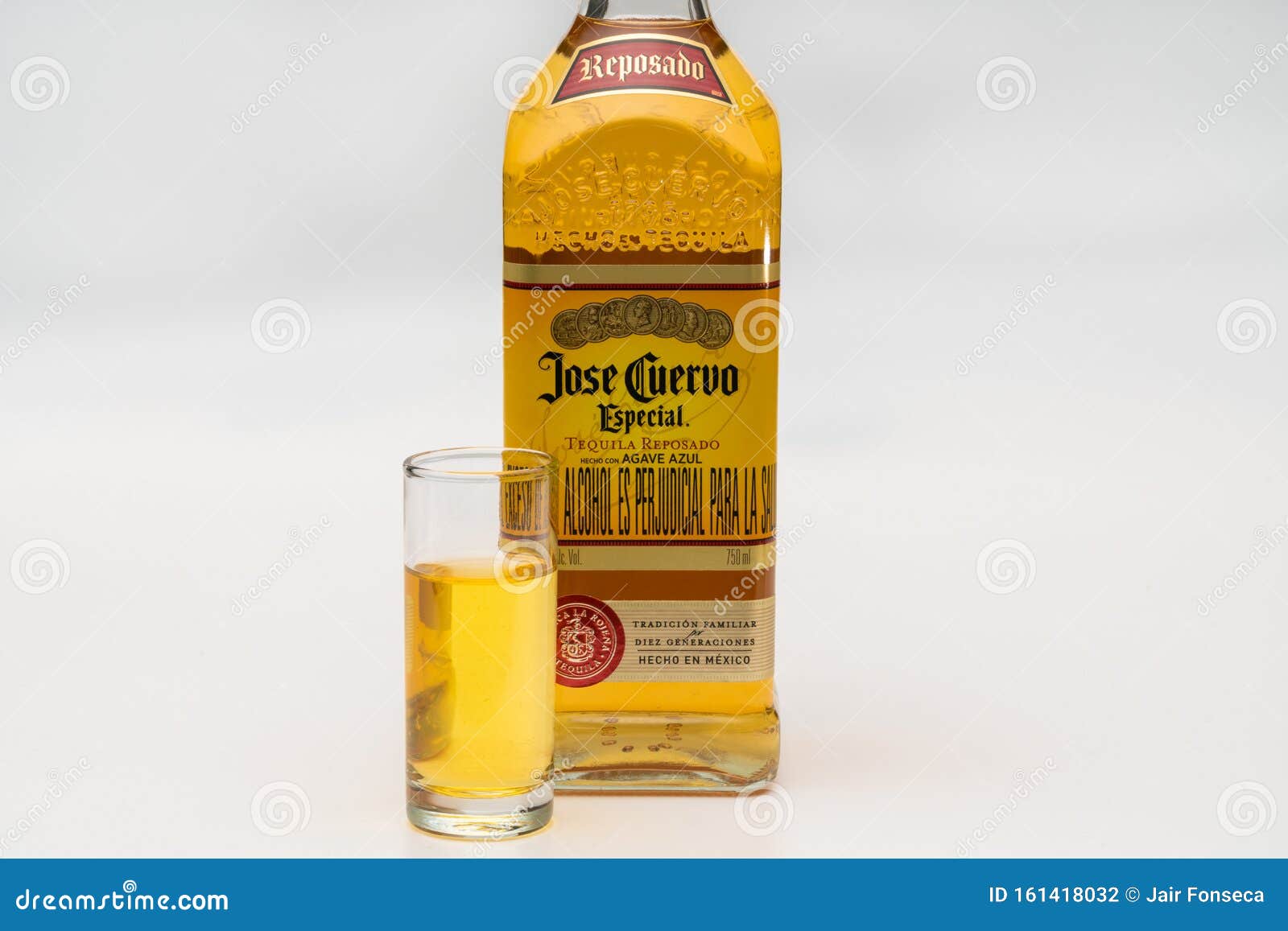Jose Cuervo Tequila, Reposado Golden Tequila Editorial Photography
