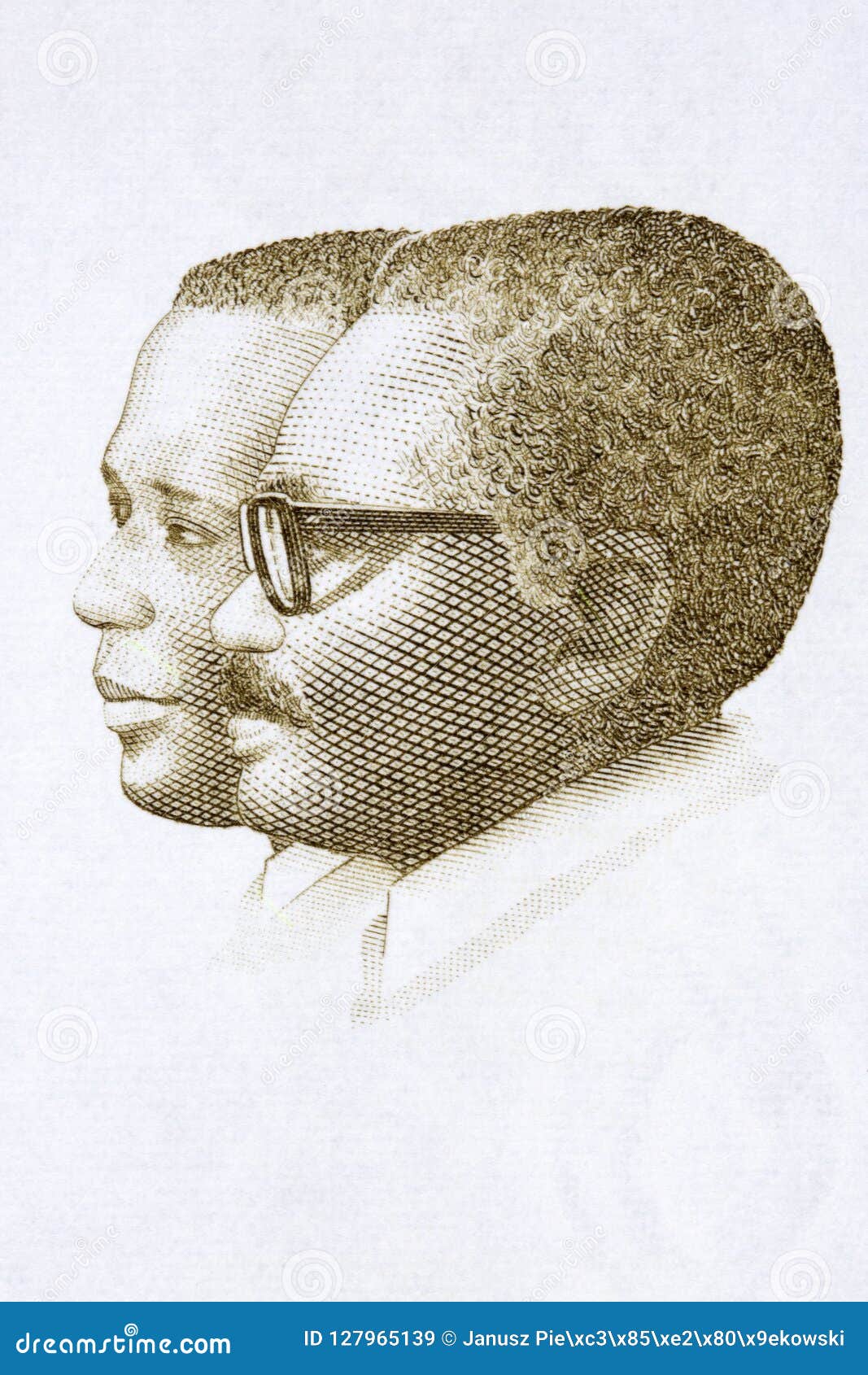 jose eduardo dos santos and antonio agostinho neto portrait