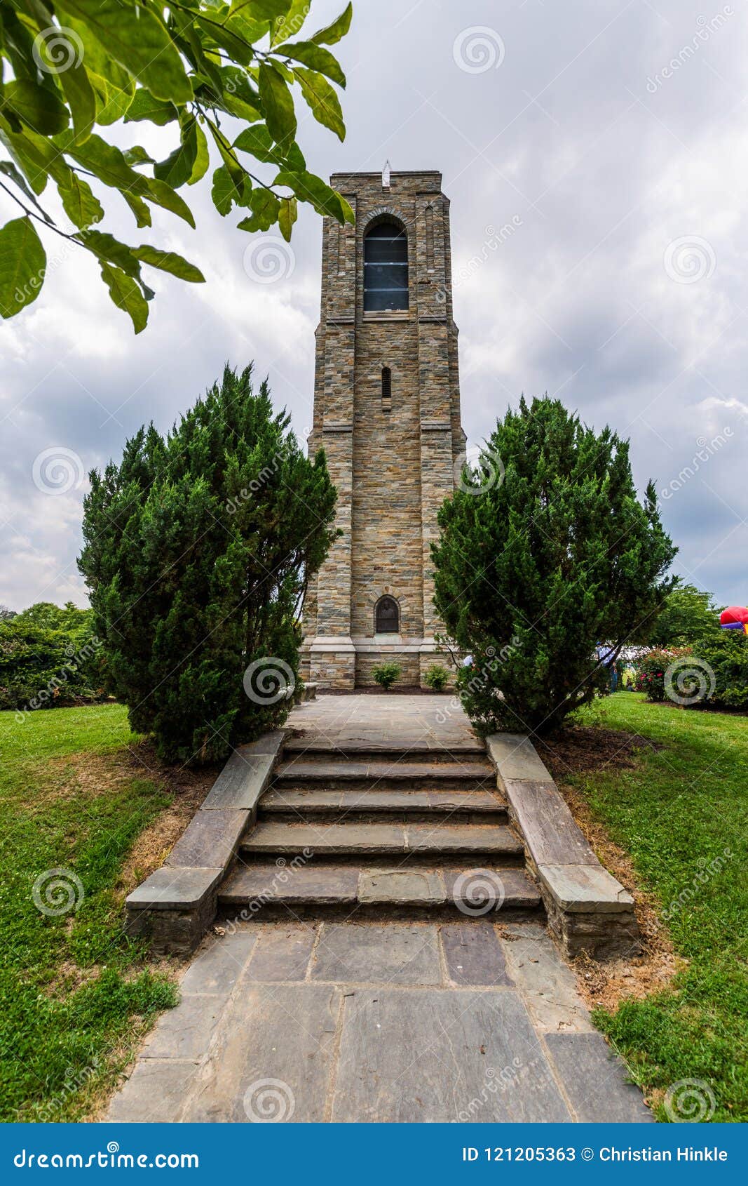 joseph dill baker memorial carillon in historic frederick marylands baker park