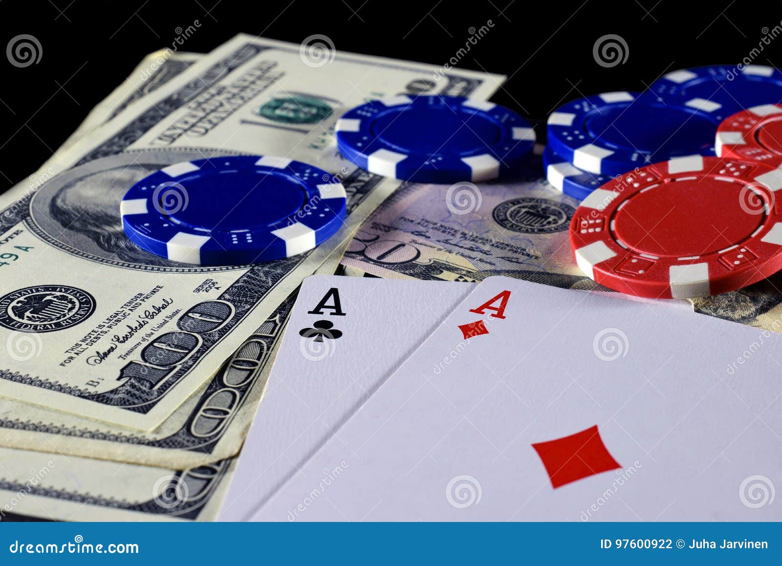 Carte de Poker en argent