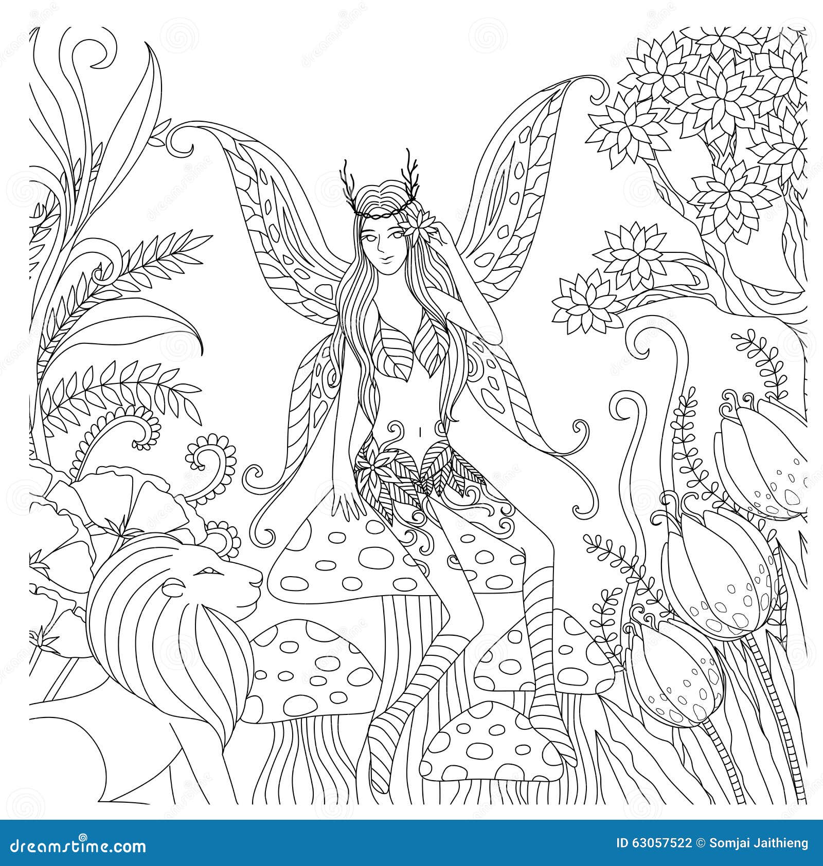 Coloriage Féerique Adulte: Livre de coloriage pour adultes