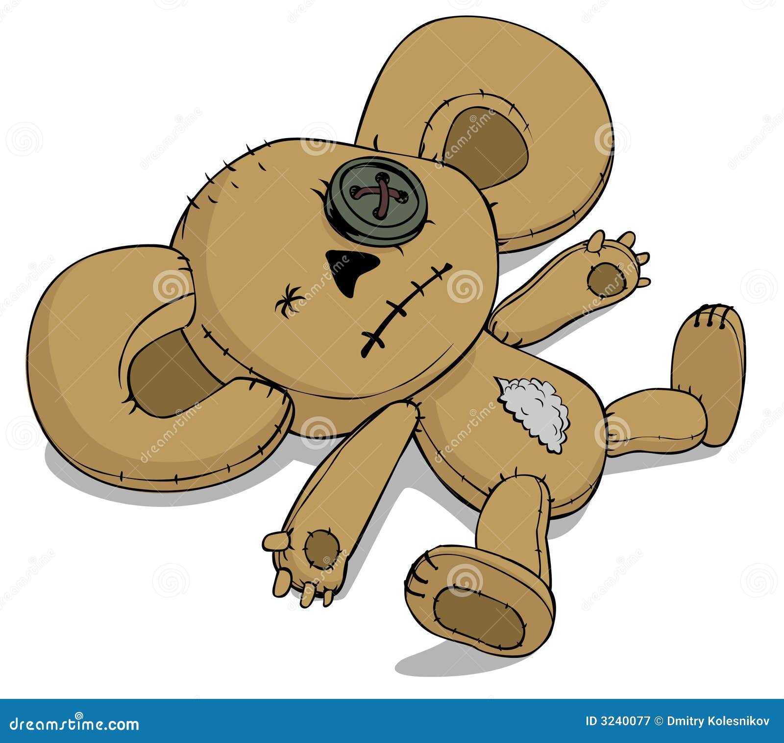 Jouet cassé illustration stock. Illustration du mensonges 3240077