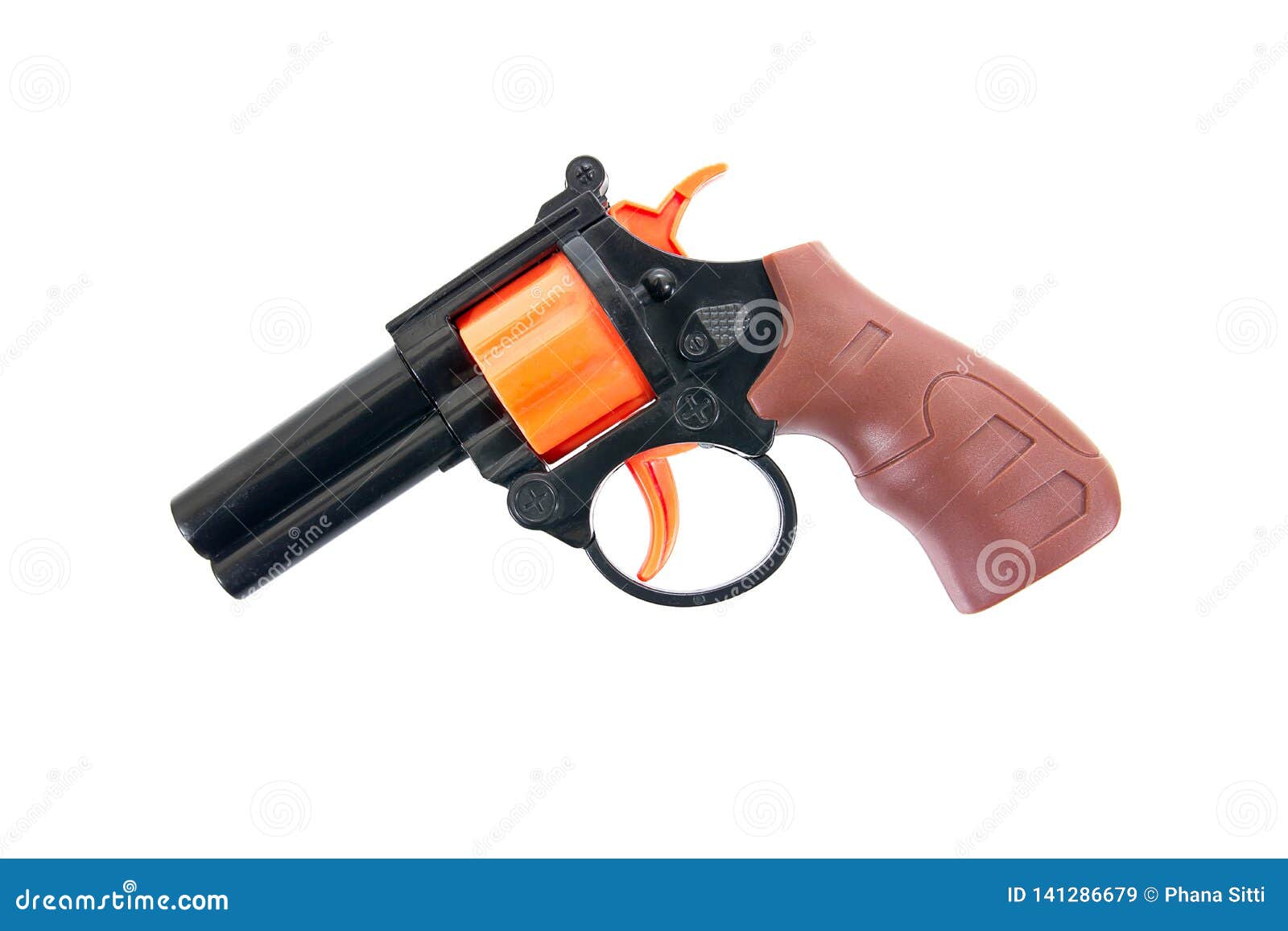 Jouet En Plastique De Pistolet D'isolement Sur Le Fond Blanc Jouet De  Revolver D'enfants Toy Gun Arme ? Feu De Main De Jouet Image stock - Image  du criminel, dangereux: 141286679