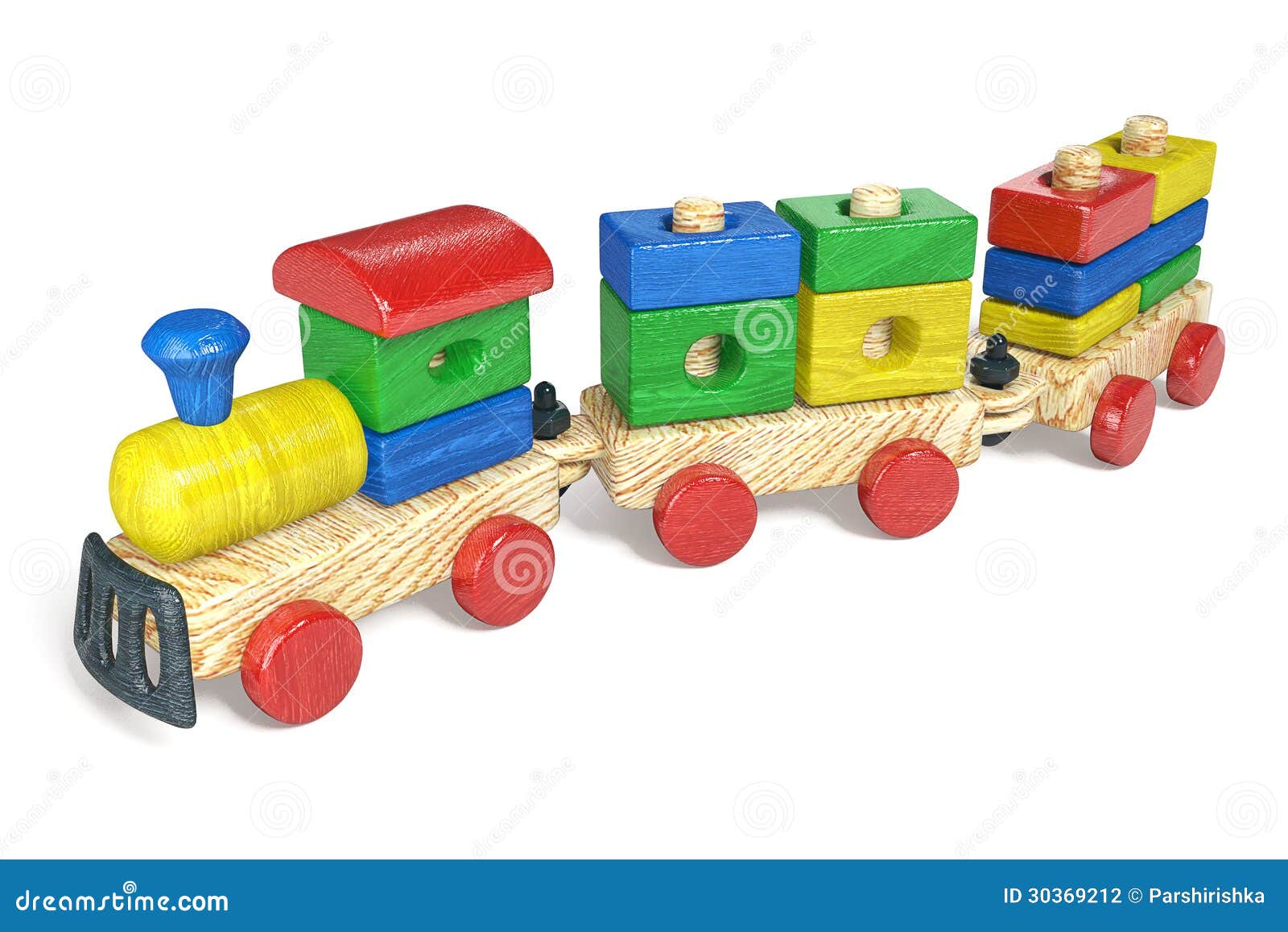 Jouet Pour Enfants Une Locomotive à Vapeur Photo stock - Image du