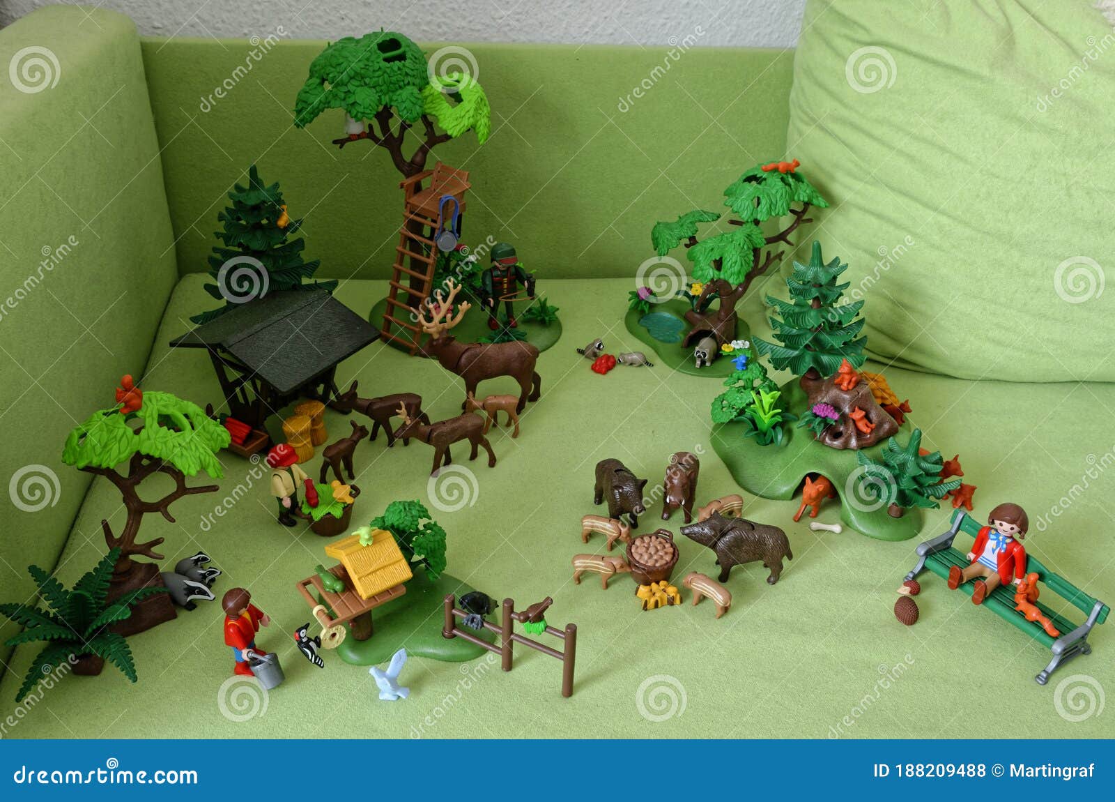 playmobil ensemble pour zoo accessoires animaux