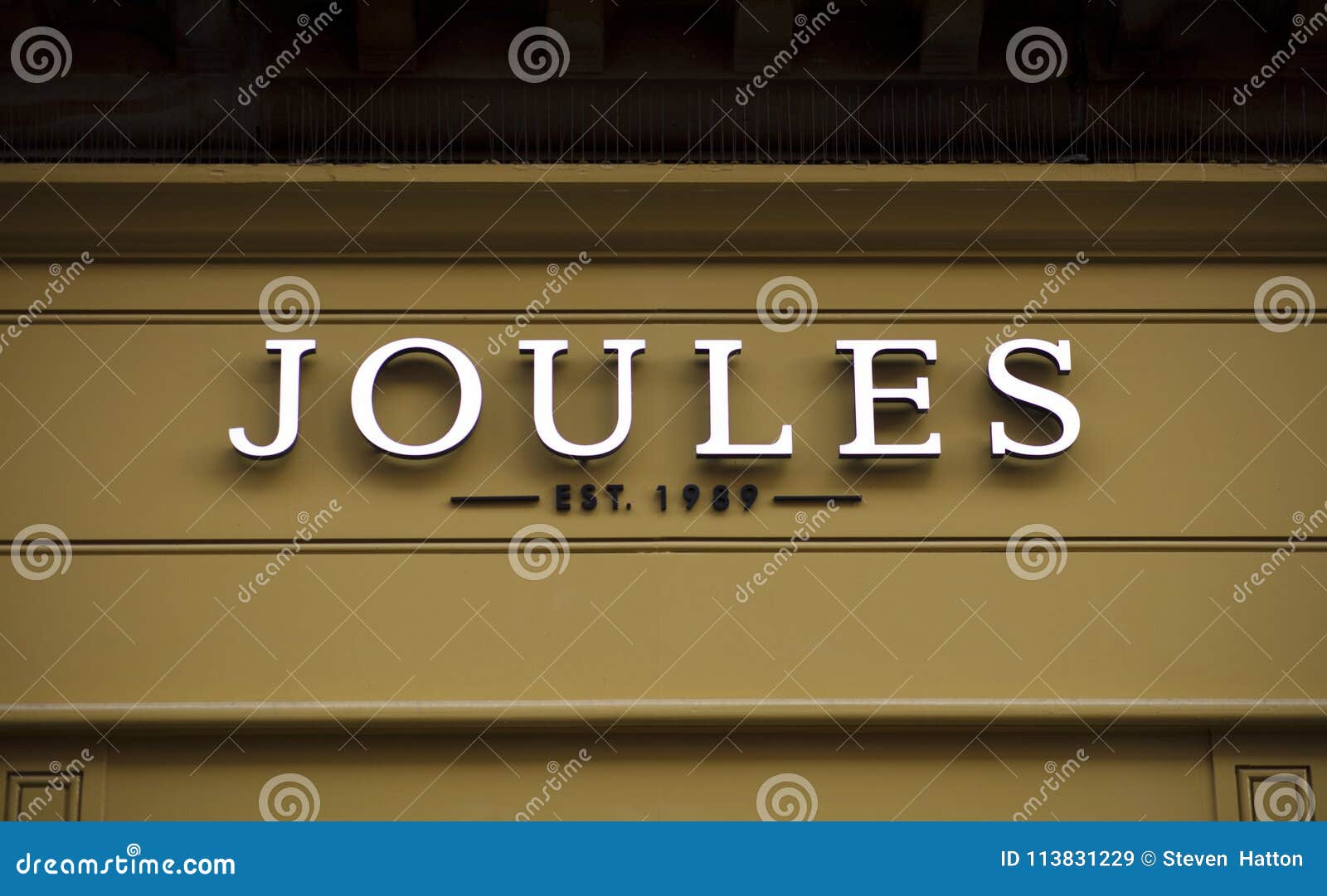 Joules Sign in the City Centre, Nottingham Editorial Stock Image ...