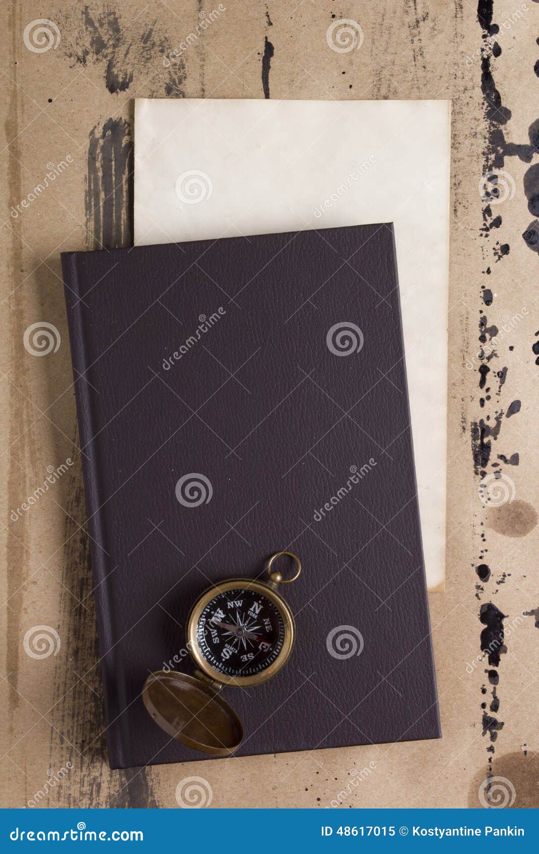 Journal Of The Compass Stock Image 48962779