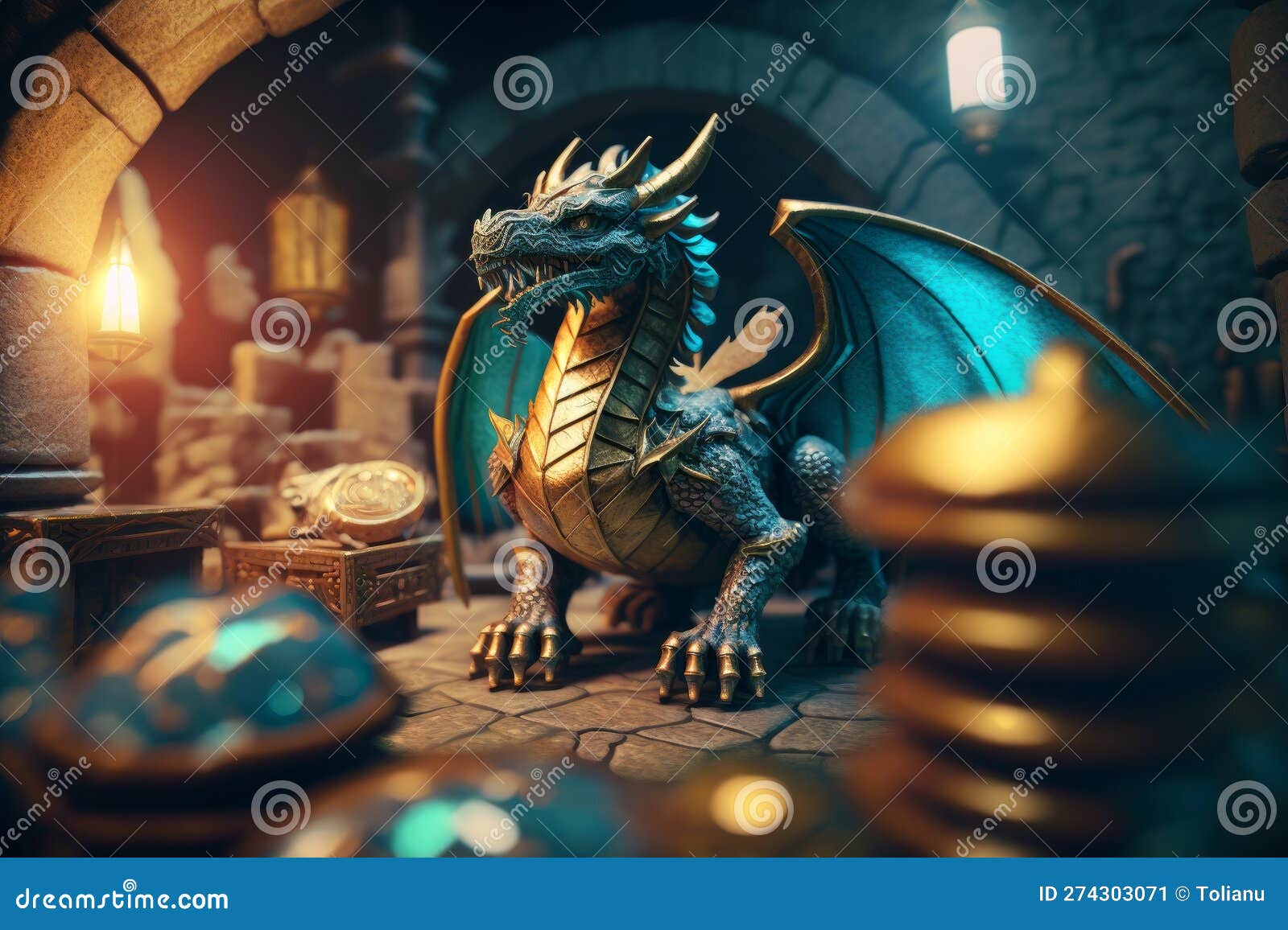 dragon's dungeon: a cinematic ultra-wide bokeh adventure!