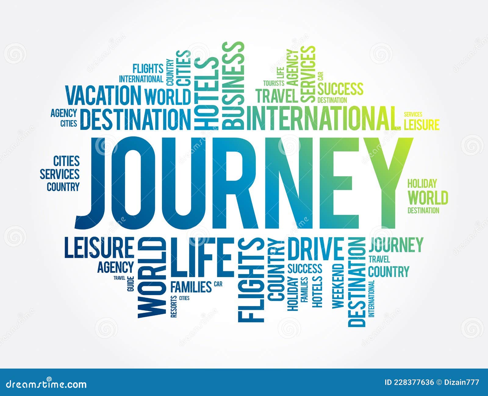journey word image