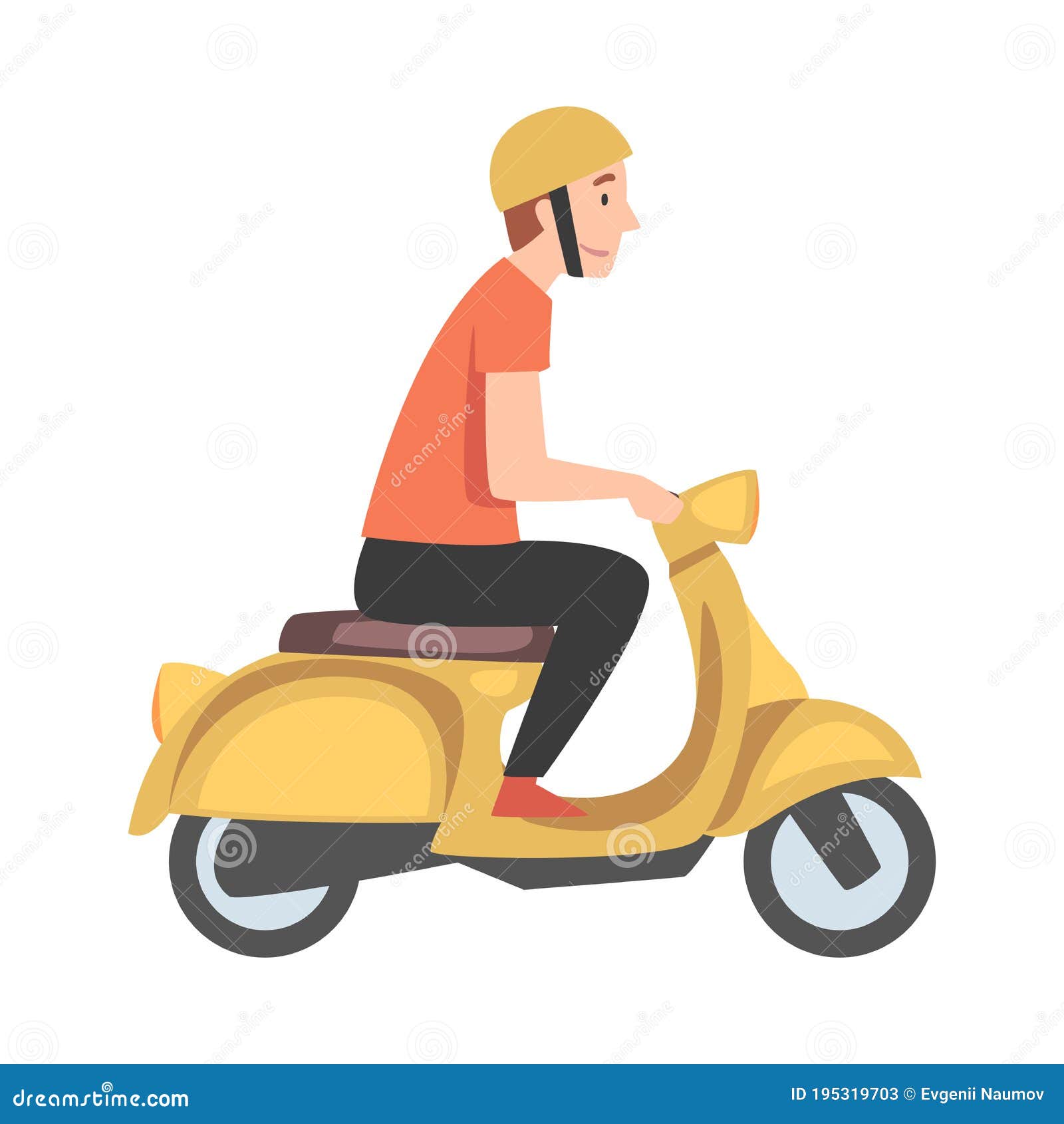 Vetores de Motoqueiro Anda De Moto Moto O Conceito De Transporte Ilustração  Em Vetor Dos Desenhos Animados e mais imagens de Macho - iStock