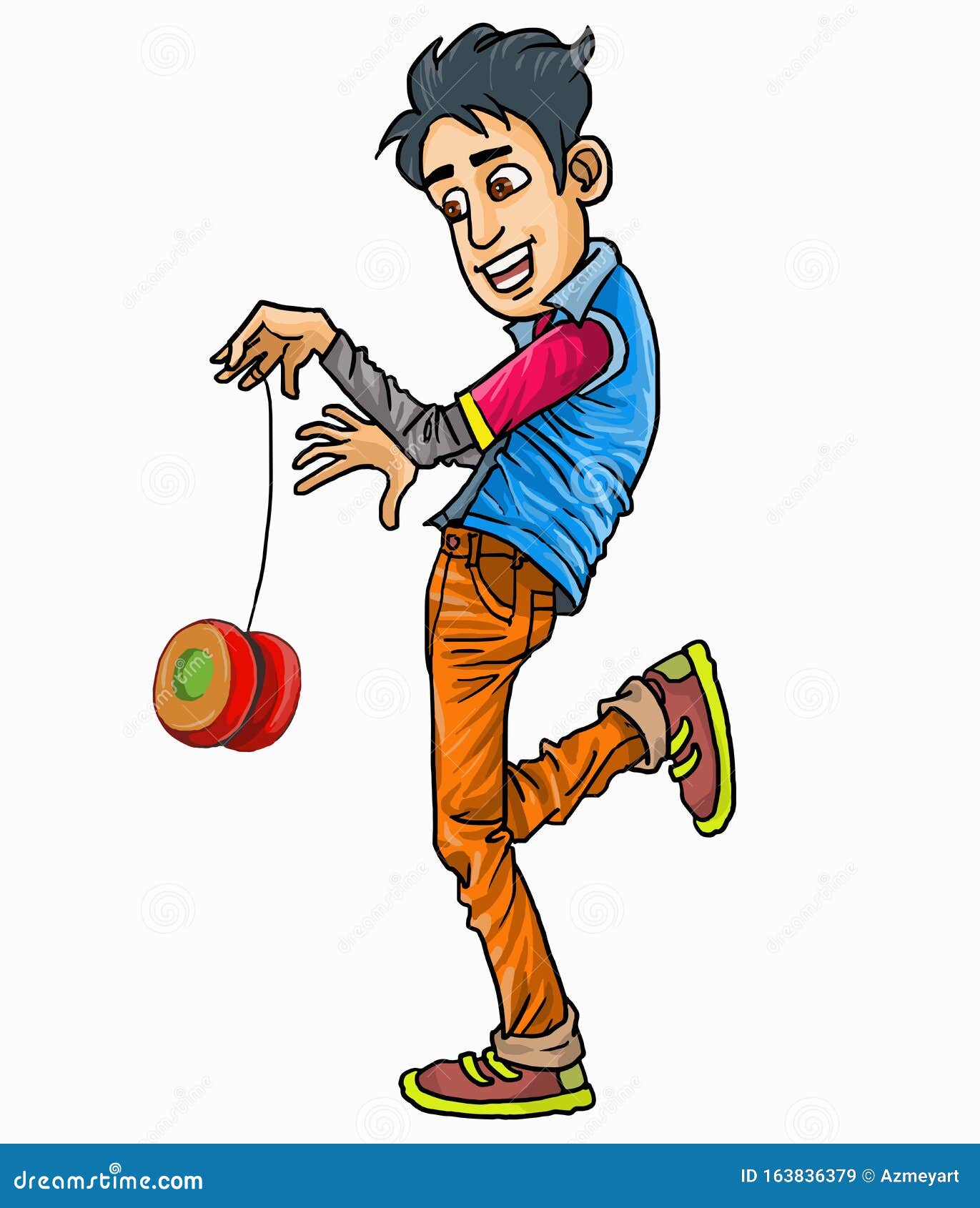 Joven Disfruta Jugando Yo Yo Ilustración De Dibujos Animados Stock de ilustración - Ilustración de cara, club: 163836379 Joven Disfruta Jugando Yo Yo Ilustración De Dibujos Animados Stock de ilustración - Ilustración de cara, club: 163836379