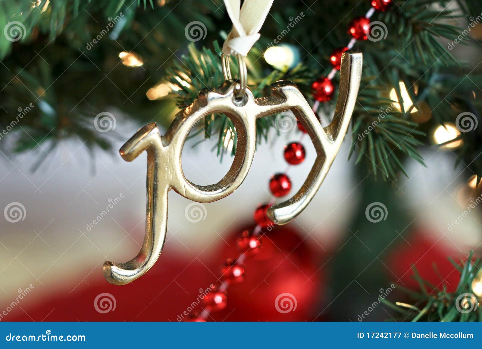 Joy Christmas Ornament stock image. Image of trimming 17242177