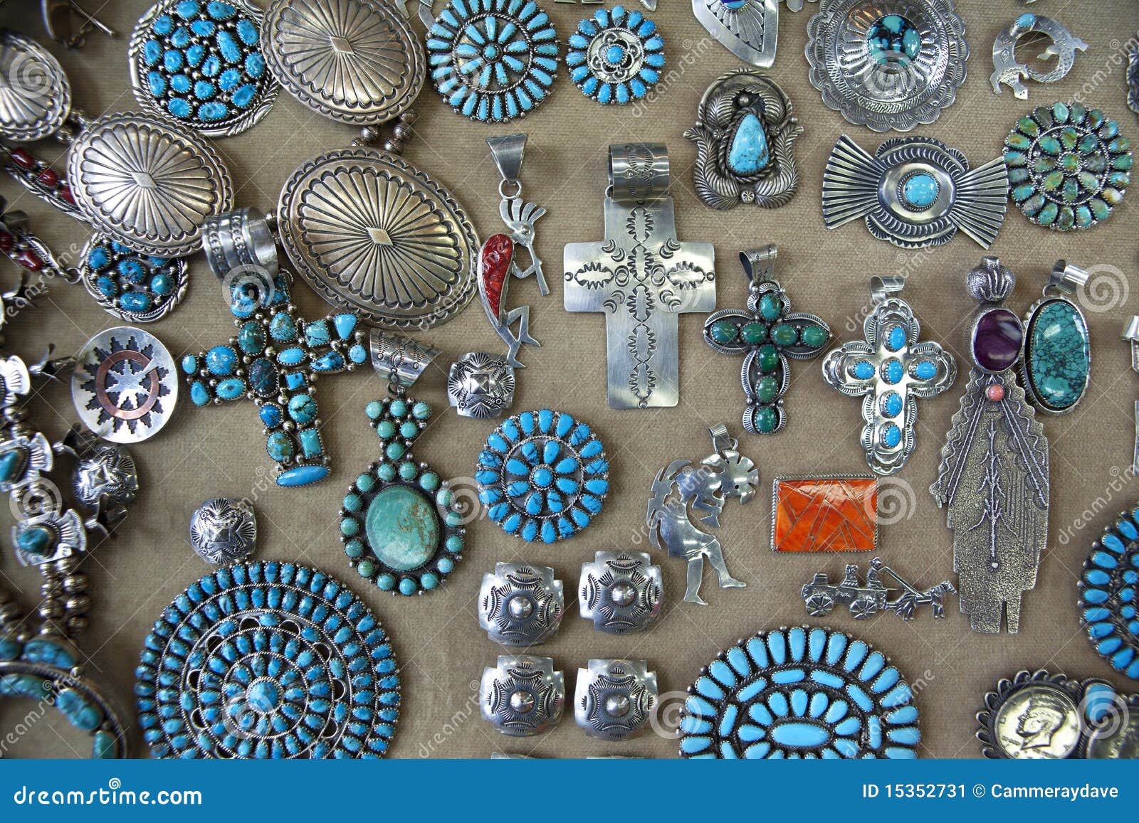 Joyería Del Indio De Navajo Imagen archivo - Imagen de fino, naturalness: 15352731