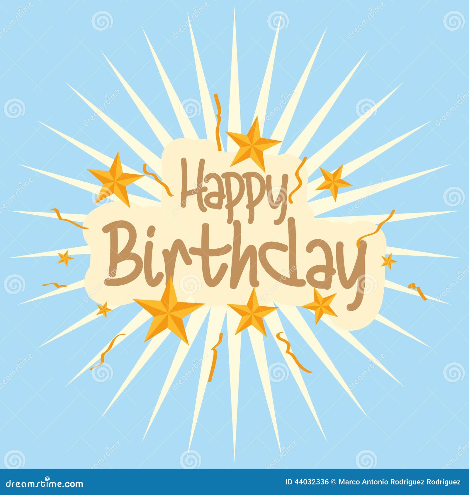 Joyeux Anniversaire Illustration Stock Illustration Du Drapeau