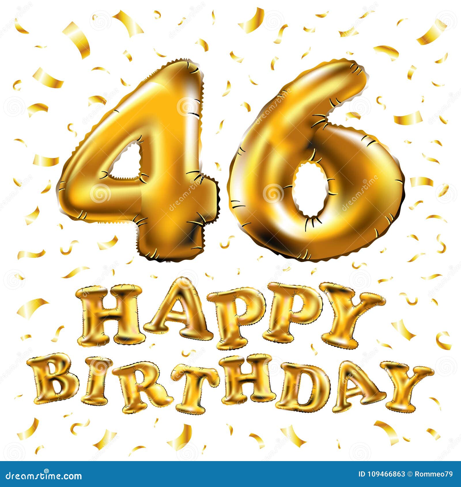 joyeux anniversaire 46 ans Joyeux Anniversaire 46 Ans D Anniversaire De Celebration De Joie joyeux anniversaire 46 ans