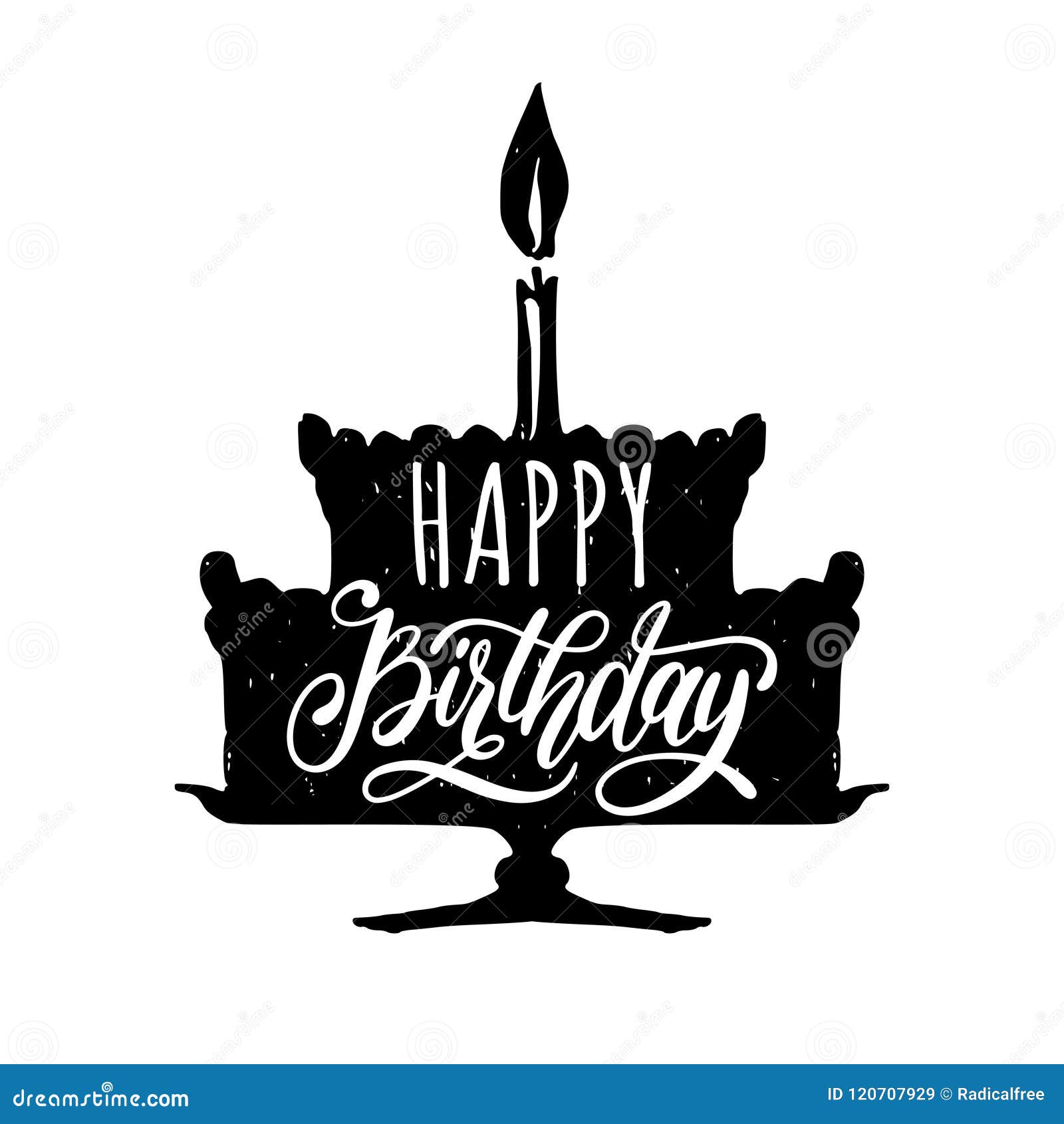 Joyeux Anniversaire Expression De Lettrage De Main Typographie Originale De Calligraphie Sur Le Fond De Silhouette De Gateau Illustration De Vecteur Illustration Du Main Silhouette Joyeux Anniversaire Expression De Lettrage De Main Typographie Originale De Calligraphie Sur Le Fond De Silhouette De Gateau Illustration De Vecteur Illustration Du Main Silhouette