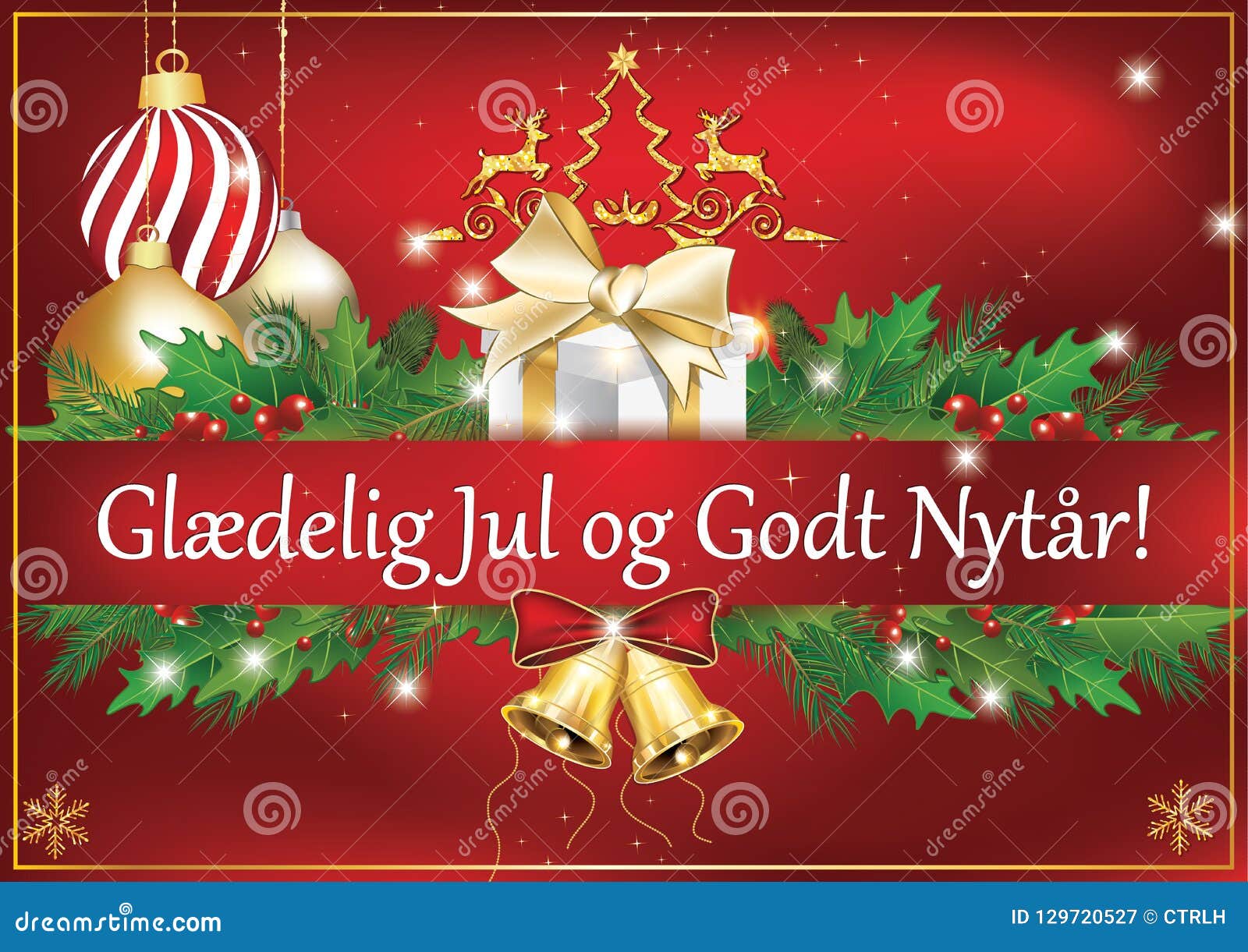 Joyeux Noel Et Bonne Annee Carte De Voeux Rouge Dans Le Danois Illustration Stock Illustration Du Cadeau Etincelle Joyeux Noel Et Bonne Annee Carte De Voeux Rouge Dans Le Danois Illustration Stock Illustration Du Cadeau Etincelle