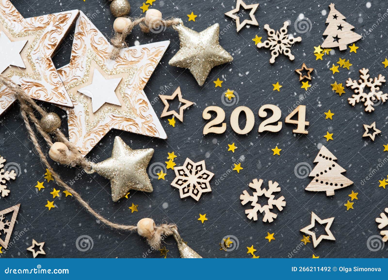 Carte postale for Sale avec l'œuvre « Bonne année 2024 » de l