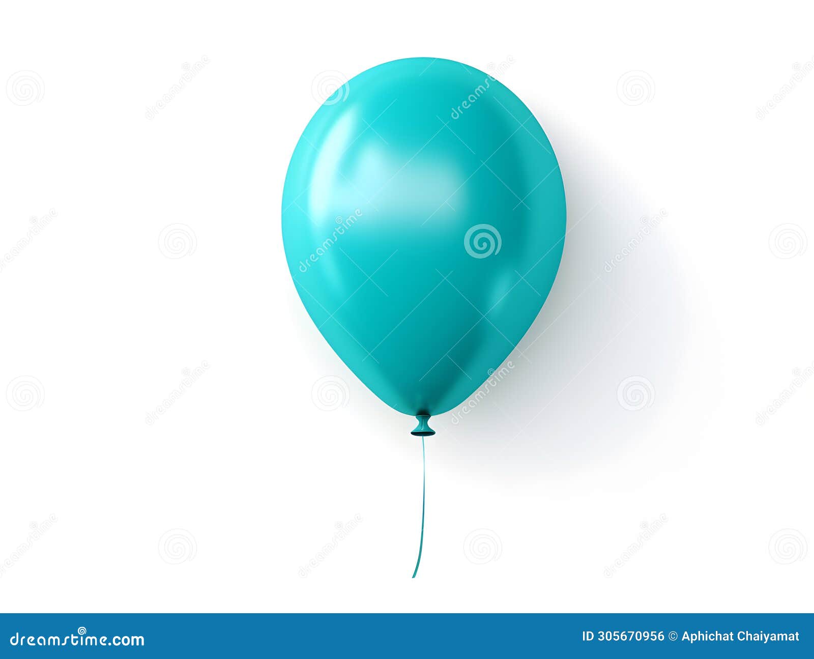 joyful blue balloon celebrating birthday party