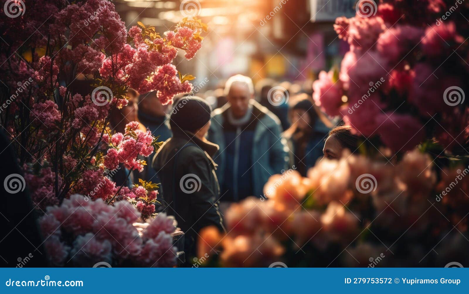A Joyful Bouquet of Multi Colored Flowers Brings Happiness Outdoors