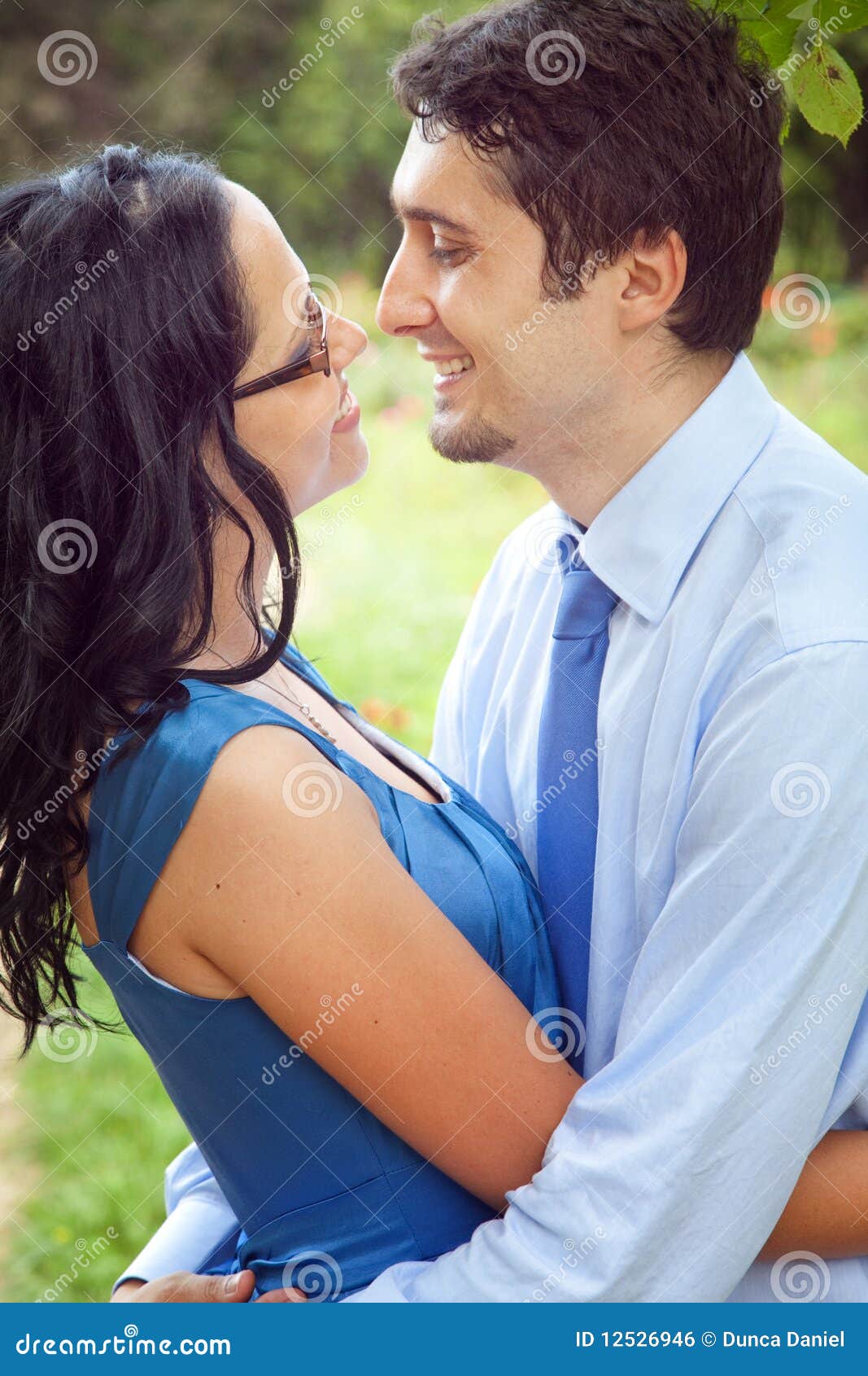 Joyful Couple Sharing a Romantic Intimate Moment Stock Photo Image of