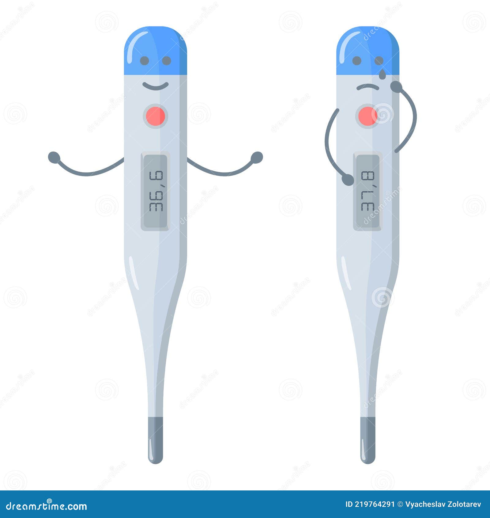 fever digital thermometer,cartoon thermometer, high precision temperature  measurement