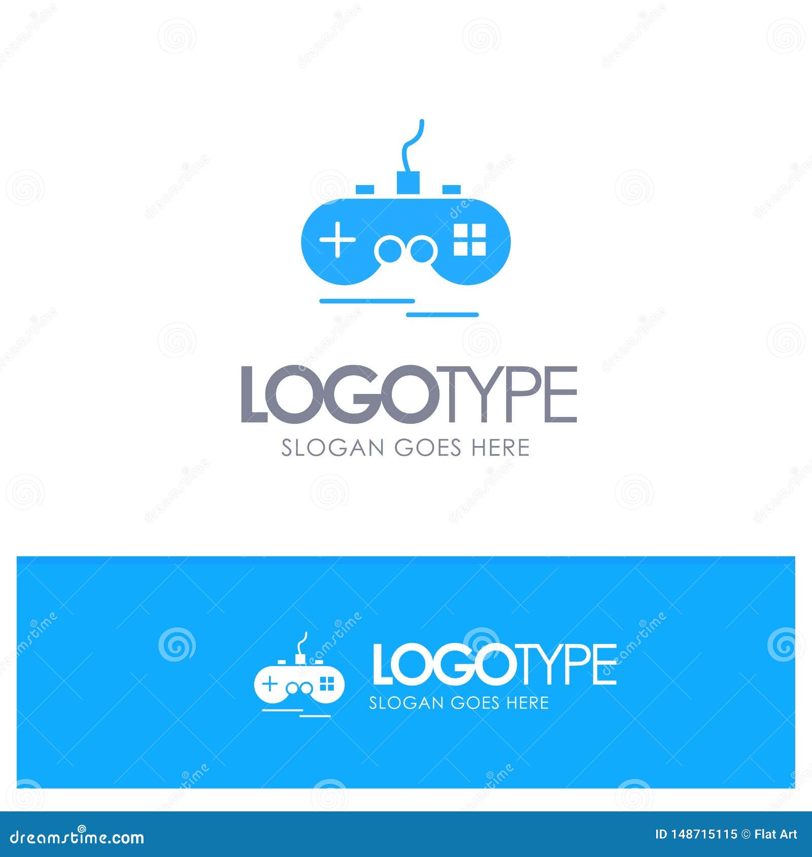 joystick, wireless, xbox, gamepad blue logo 