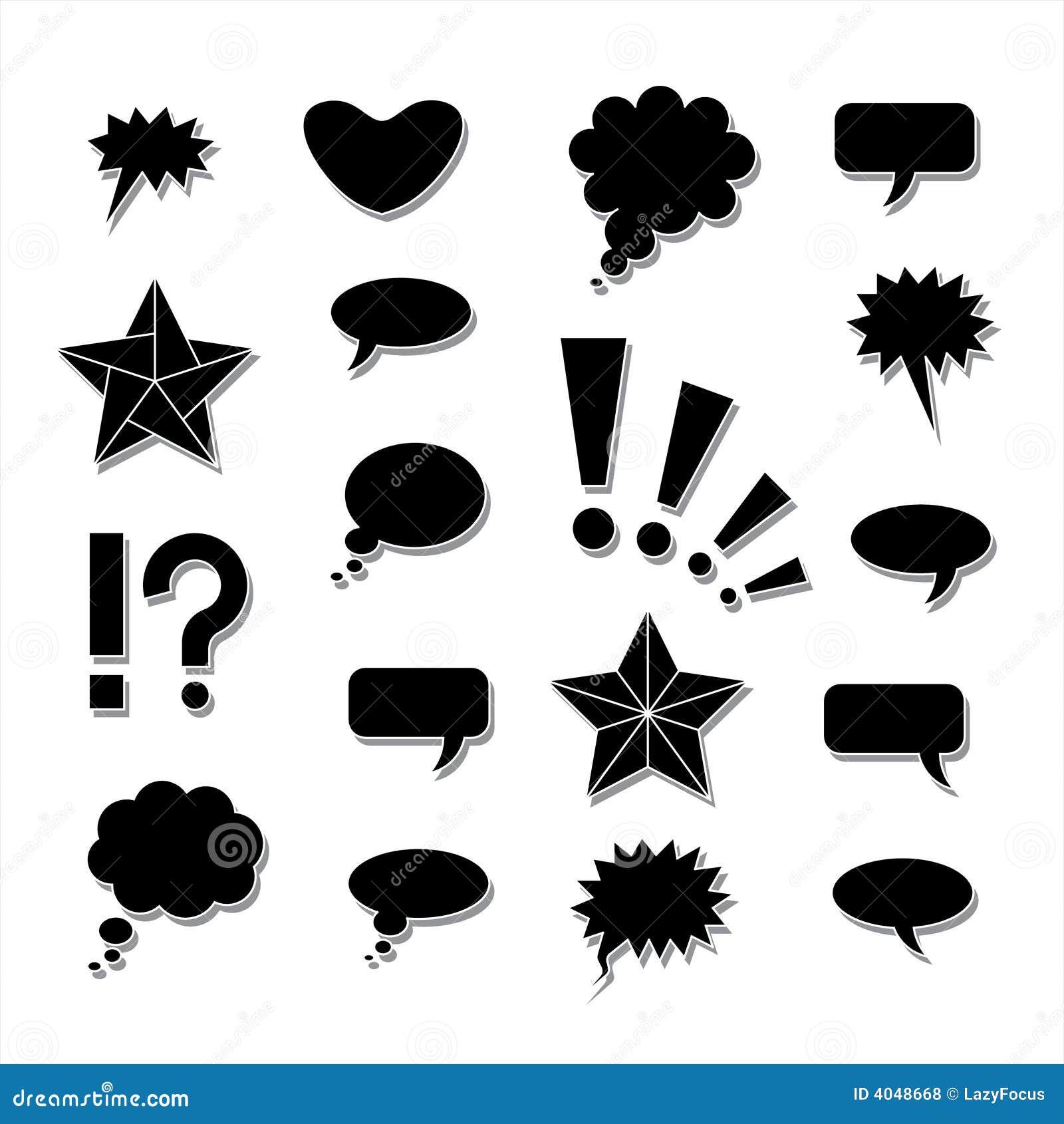 JPEG Comics Symbols. Royalty Free Stock Photos - Image 