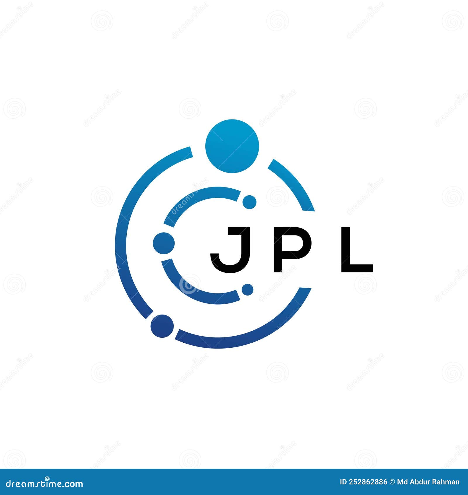 jpl letter technology logo  on white background. jpl creative initials letter it logo concept. jpl letter 