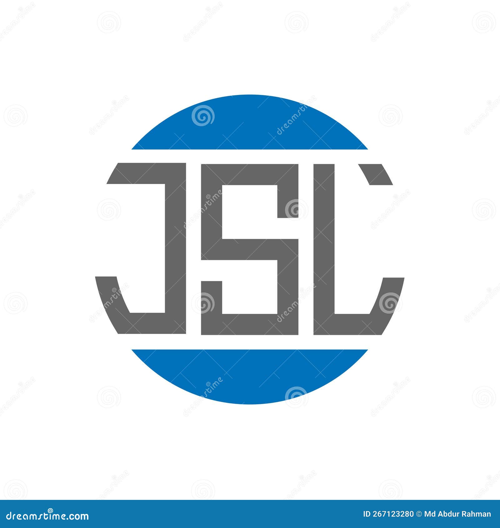 JSL Letter Logo Design on White Background. JSL Creative Initials Circle  Logo Stock Vector - Illustration of font, modern: 267123280, image size:1600x1690
