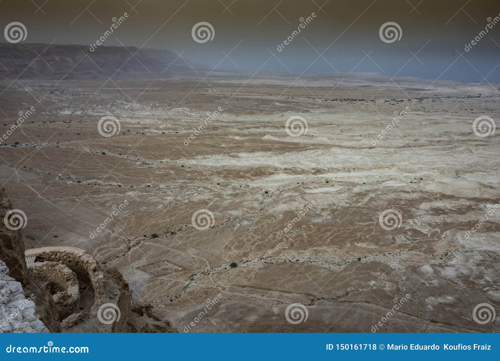 judea desert and coast of the dead sea. israel