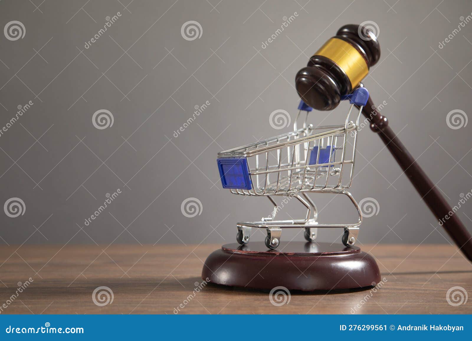 Judge Gavel with a Shopping Cart Stock Image Image of crime, court