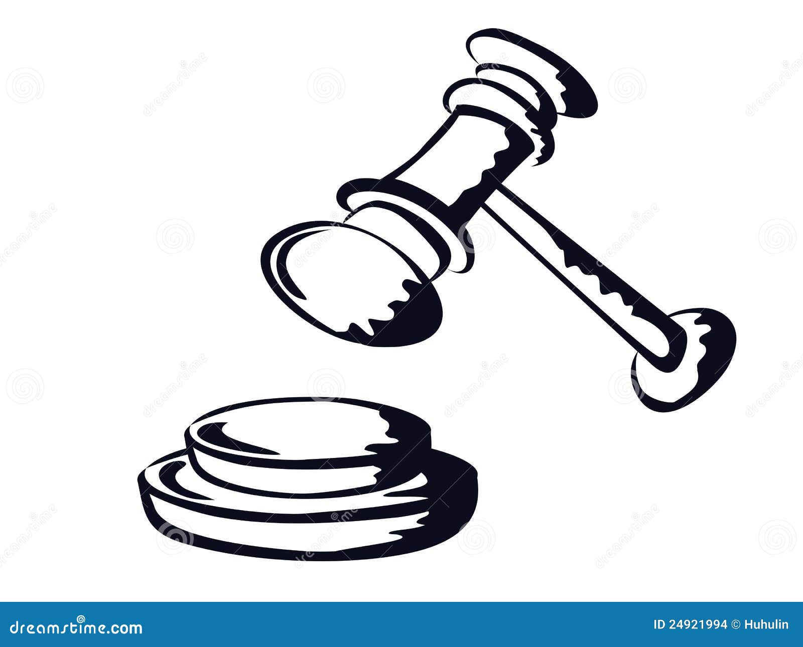 Sketch of judge gavel hand drawing illustration  CanStock