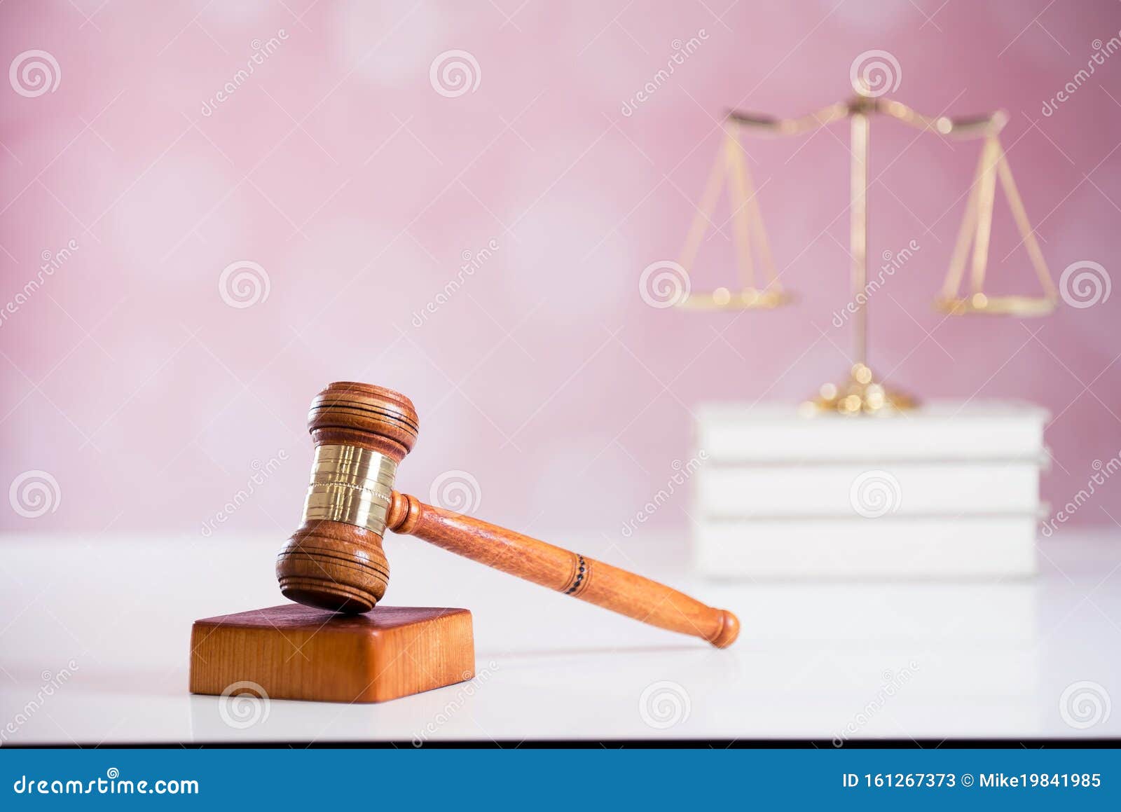 Judge`s Mallet. the Criminal Law Stock Image Image of book, estate