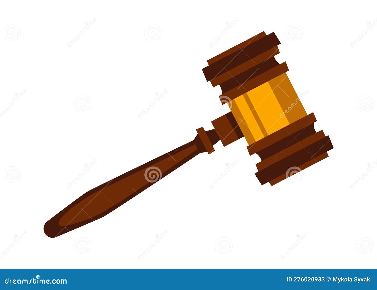 Judges Gavel Icon stock vector. Illustration of justice 276020933