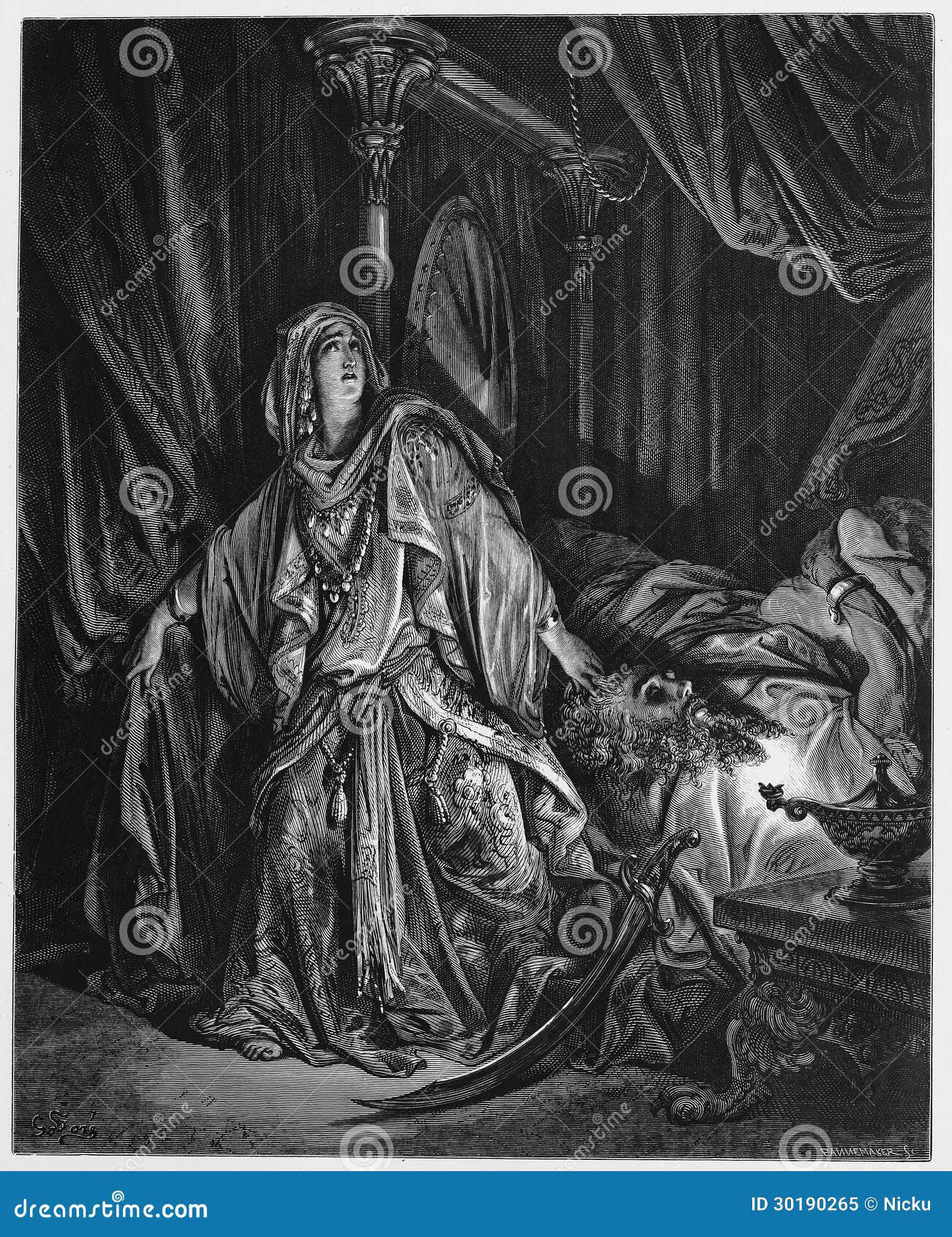 Judith En Holofernes Redactionele Afbeelding. Image Of Heilig - 30190265