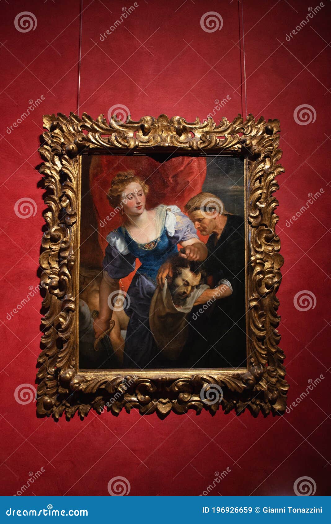 Judith En Holofernes Door Rubens Op De Galerij Uffizi Redactionele Stock Afbeelding - Image Of Verwijst, Judith: 196926659