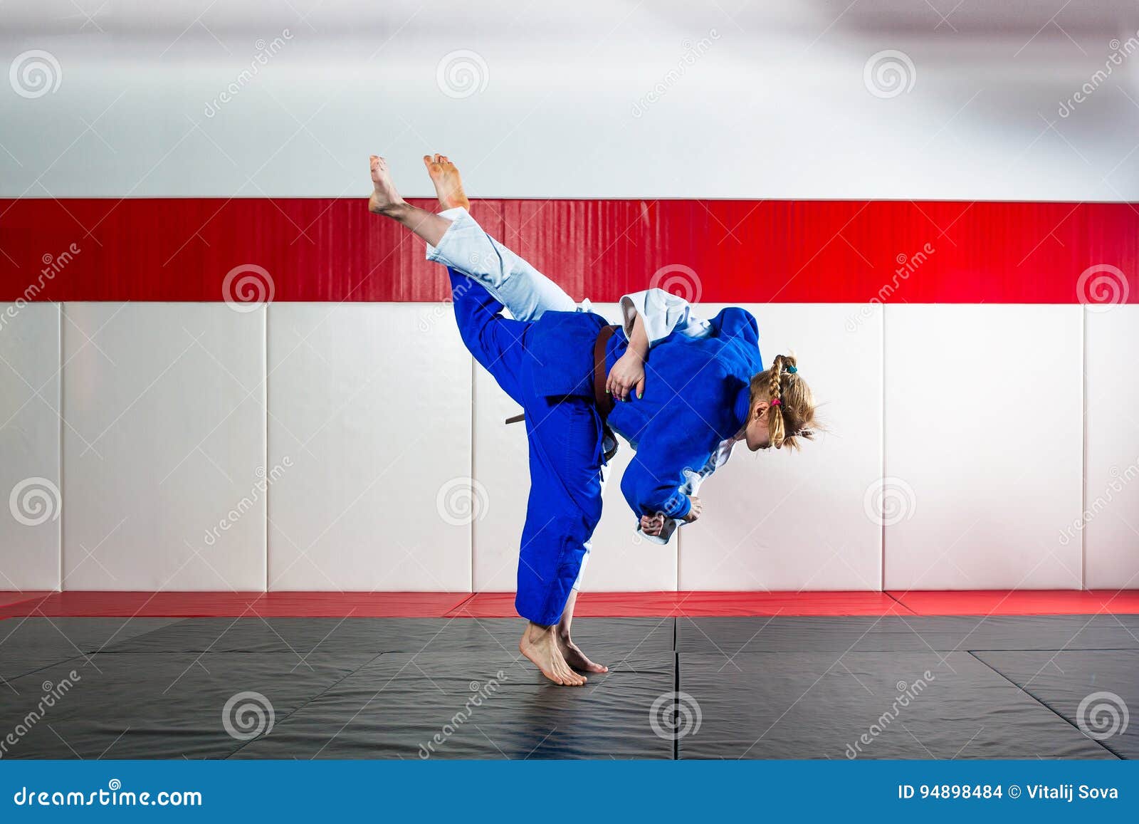 judo on tatami