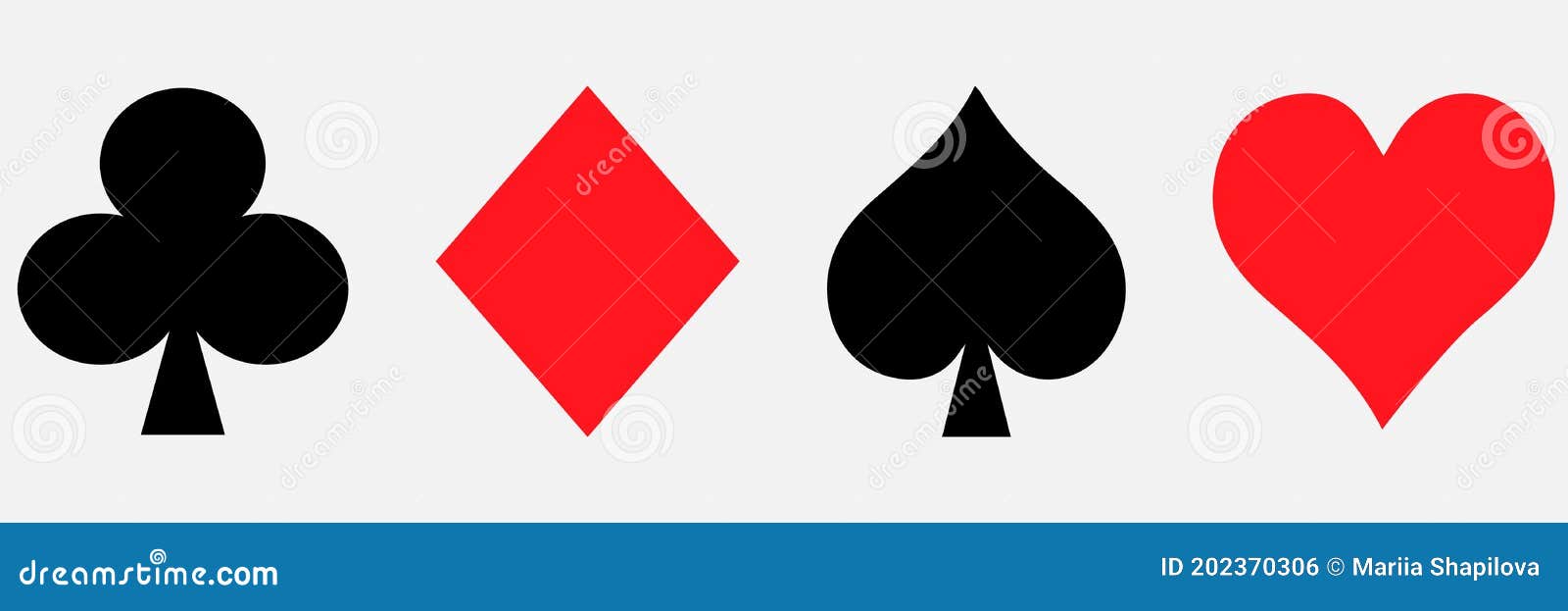 Símbolos cartas de poker y simbolos cartas