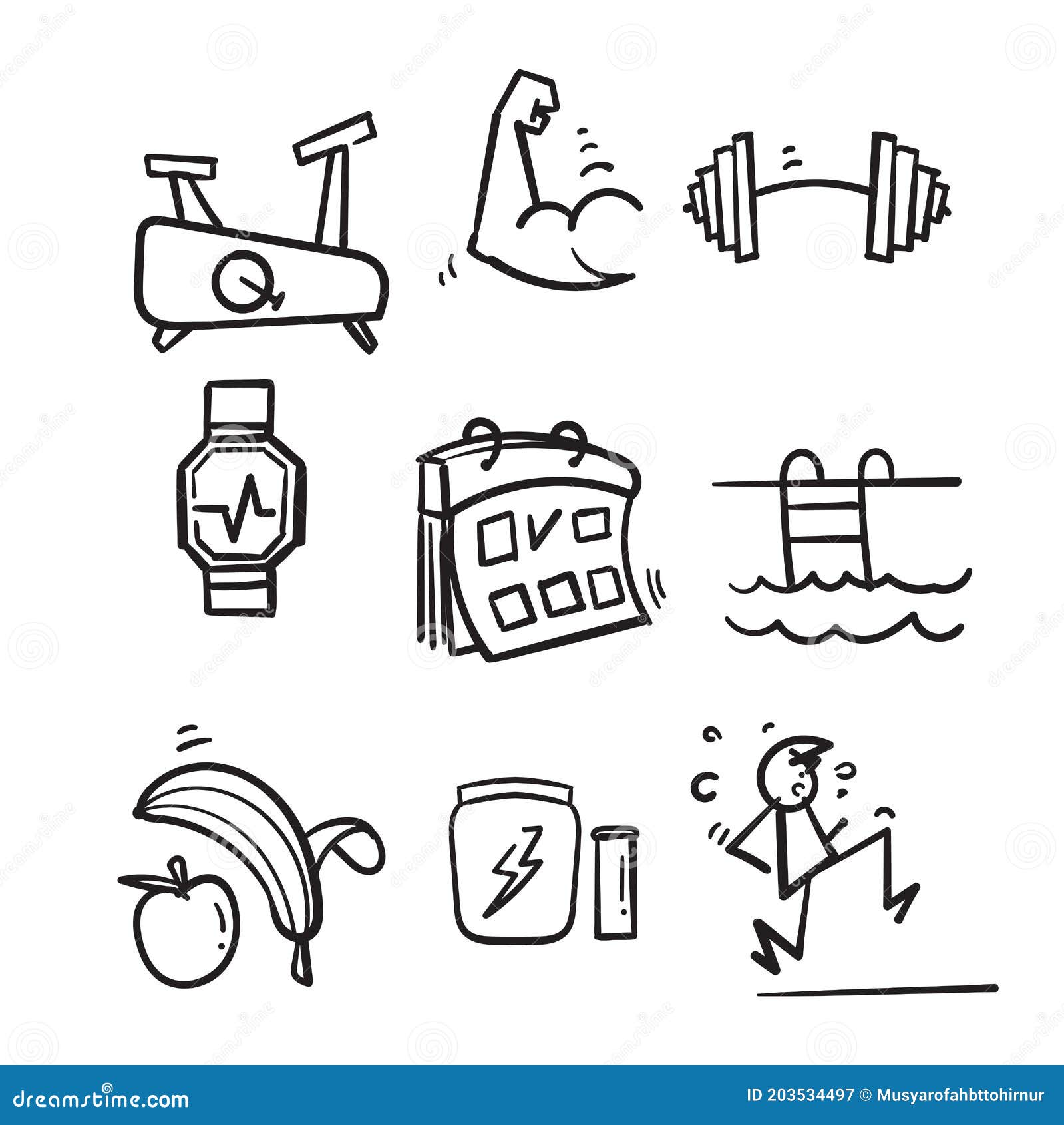 Juego De Iconos De Deporte Y Fitness Dibujado a Mano. Símbolos De Estilo De Vida Saludable Ilustración Doodle De Fondo Aislado Ilustración del Vector - Ilustración de plano, garabato: 203534497 Juego De Iconos De Deporte Y Fitness Dibujado a Mano. Símbolos De Estilo De Vida Saludable Ilustración Doodle De Fondo Aislado Ilustración del Vector - Ilustración de plano, garabato: 203534497
