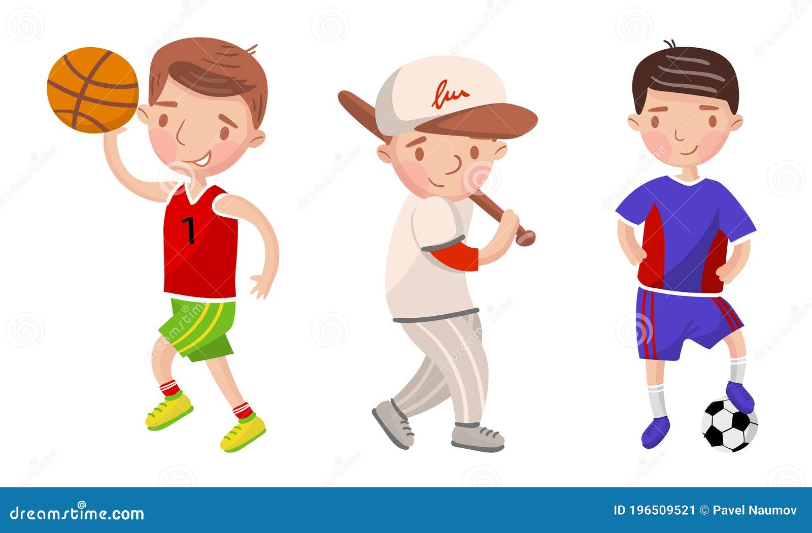 Juego De Ilustraciones De Niños Con Uniforme Deportivo En Fútbol Y Vectores De Baloncesto Ilustración del Vector - Ilustración de sportswear, profesional: 196509521 Juego De Ilustraciones De Niños Con Uniforme Deportivo En Fútbol Y Vectores De Baloncesto Ilustración del Vector - Ilustración de sportswear, profesional: 196509521