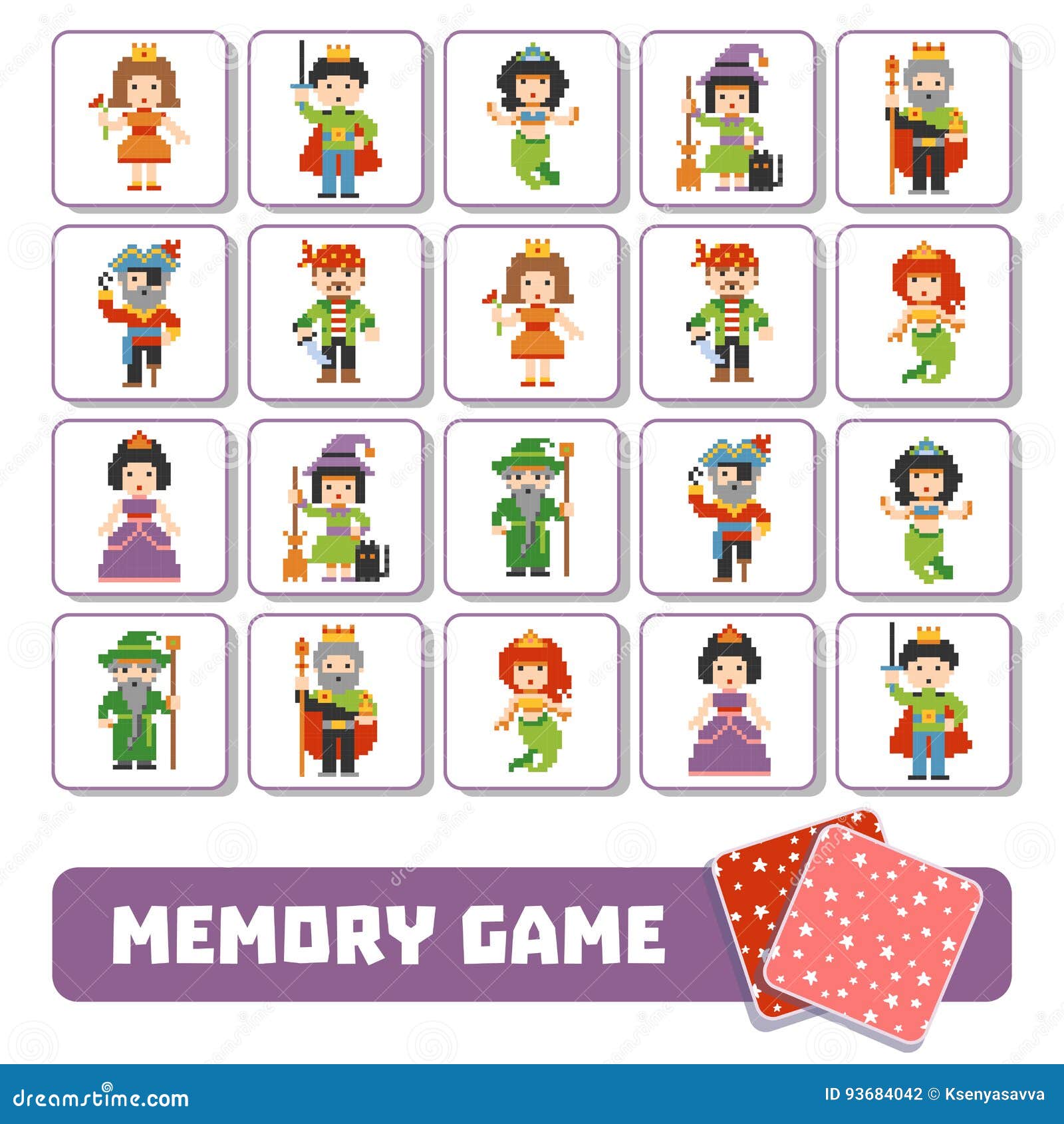 tarjetas de memoria juego