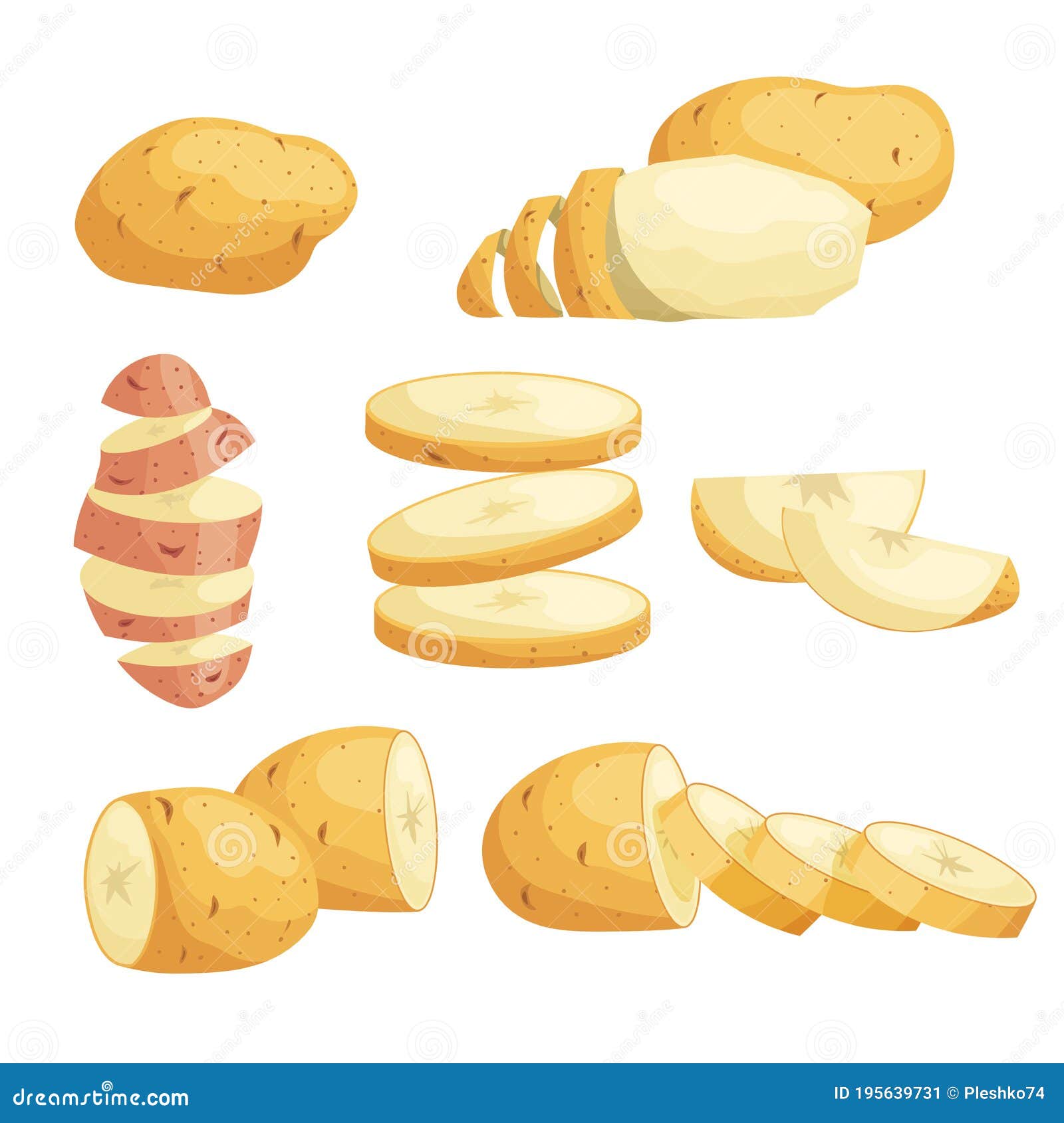 Juego De Papas De Dibujos Animados. Pelado Entero. Rodajas Voladoras. Verduras Frescas De Granja. Mejor Para Paquetes De Mercado. Ilustración del Vector - Ilustración de coma, medio: 195639731 Juego De Papas De Dibujos Animados. Pelado Entero. Rodajas Voladoras. Verduras Frescas De Granja. Mejor Para Paquetes De Mercado. Ilustración del Vector - Ilustración de coma, medio: 195639731