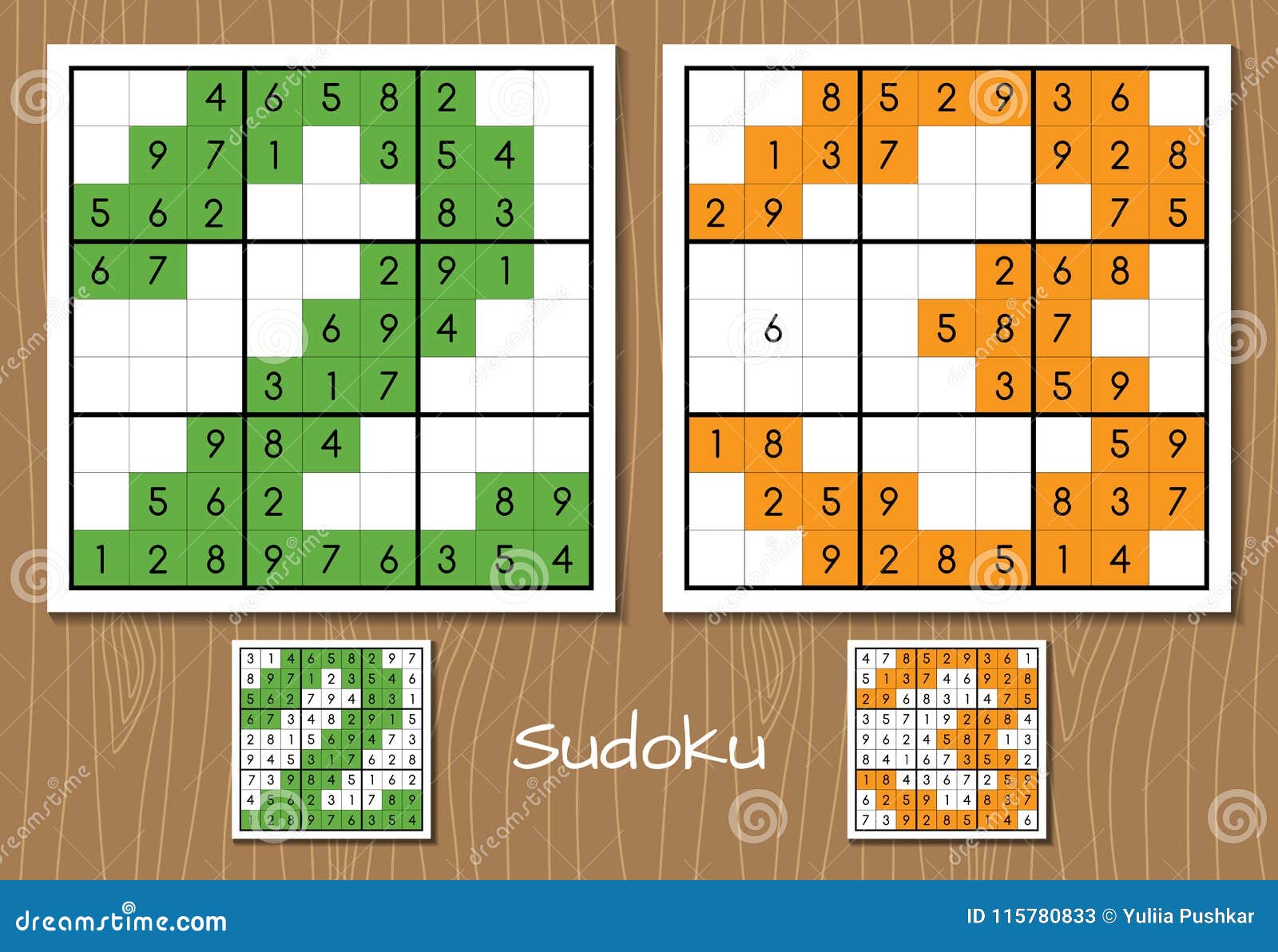 Juego De Sudoku Con Las Respuestas Números del - Ilustración de crucigrama, conjetura: 115780833