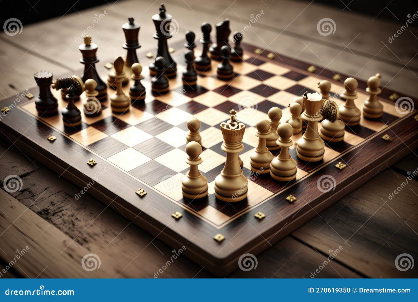 Juego de tablas de ajedrez stock de ilustración. Ilustración de batalla