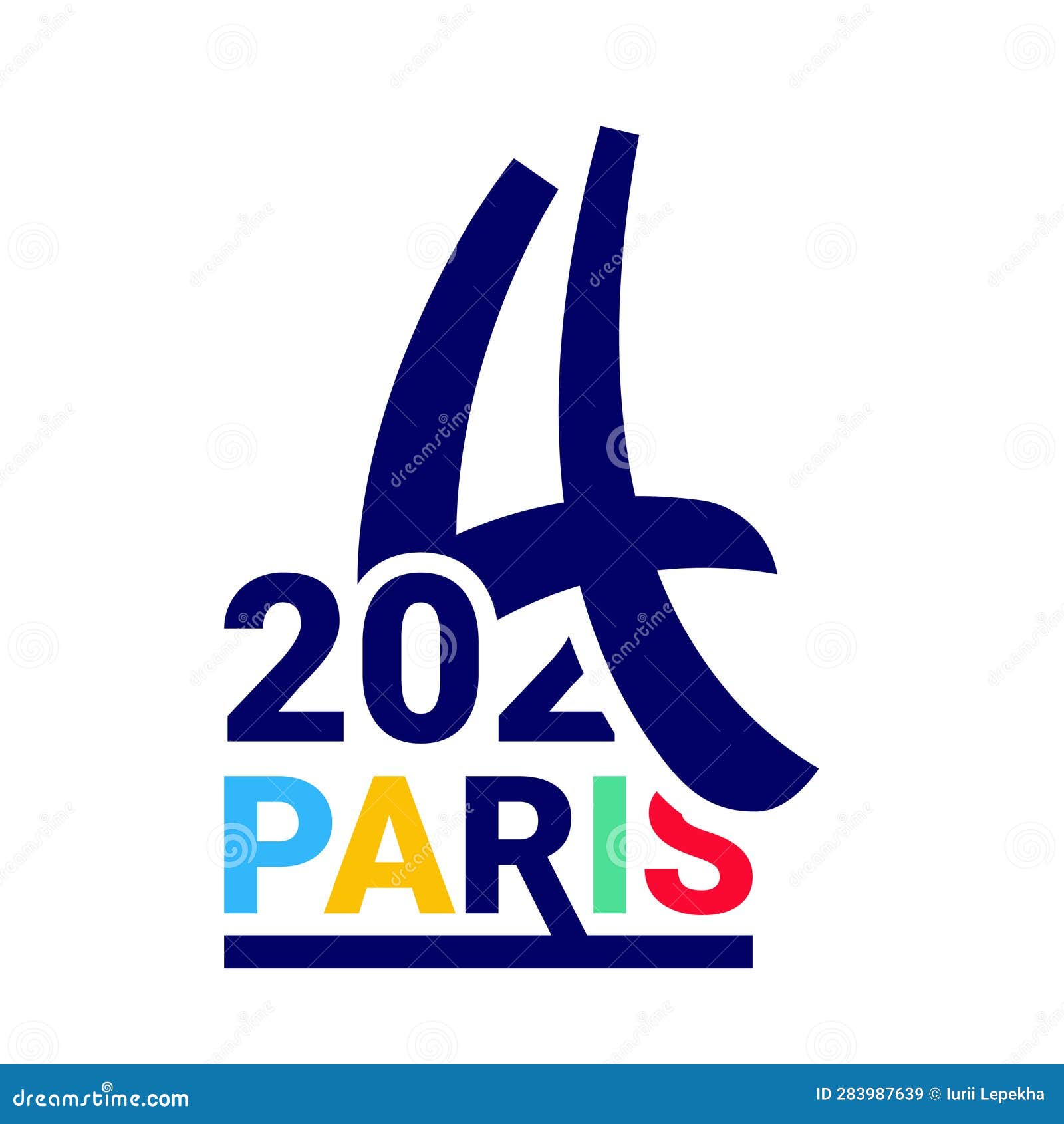 Juegos Olímpicos De París 2024. Logo De Los Juegos Olímpicos