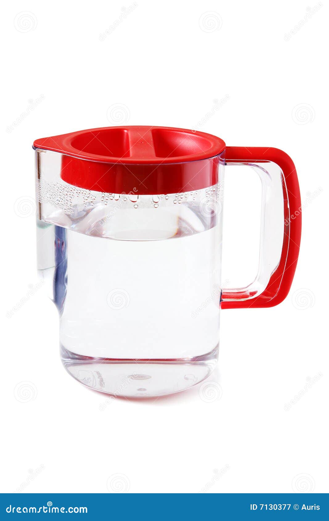 Jug with clear water stock image. Image of single, pitcher 7130377
