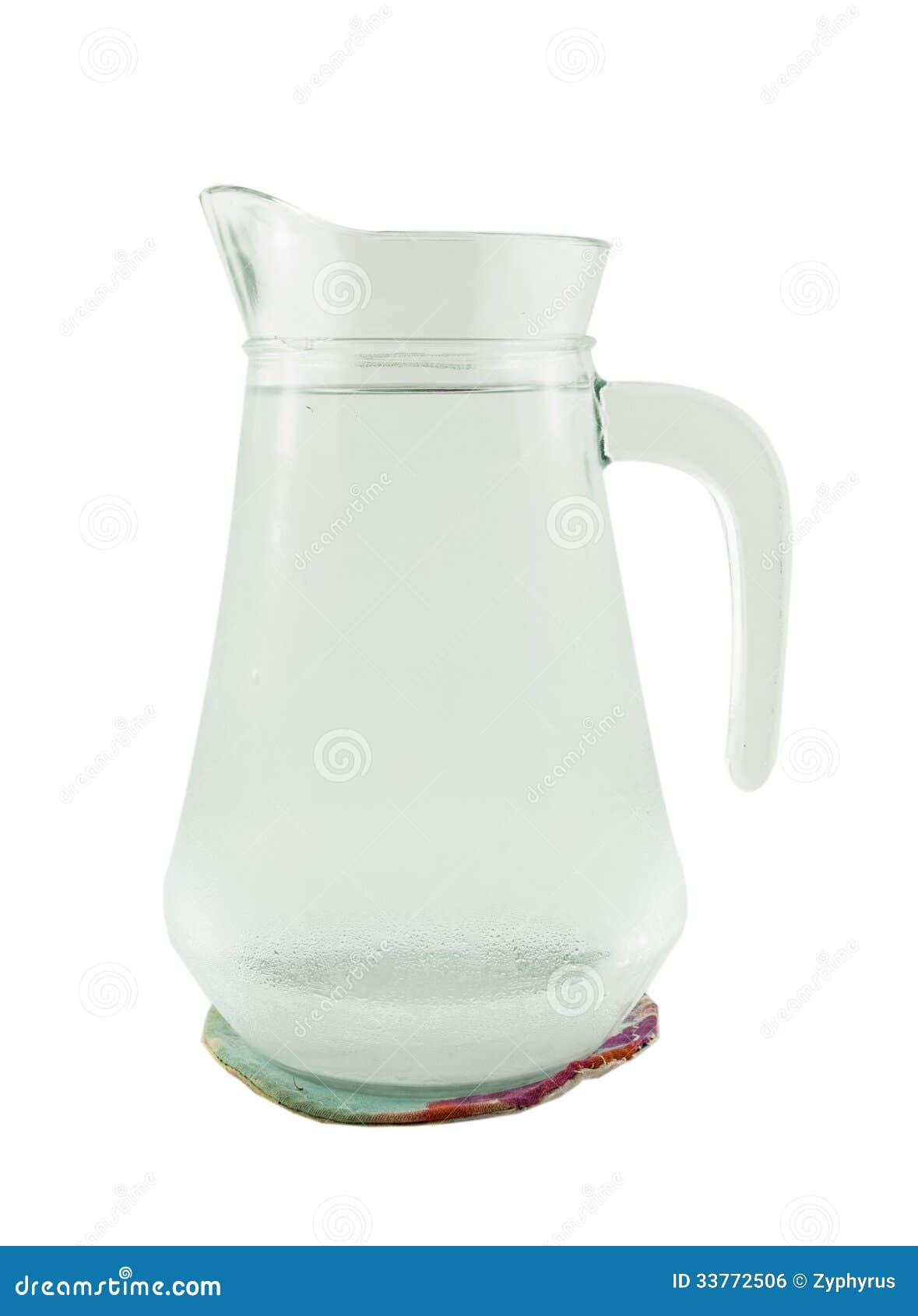 Jug Of Water Or Glass Carafe With Coaster Stock Photo Image of glass
